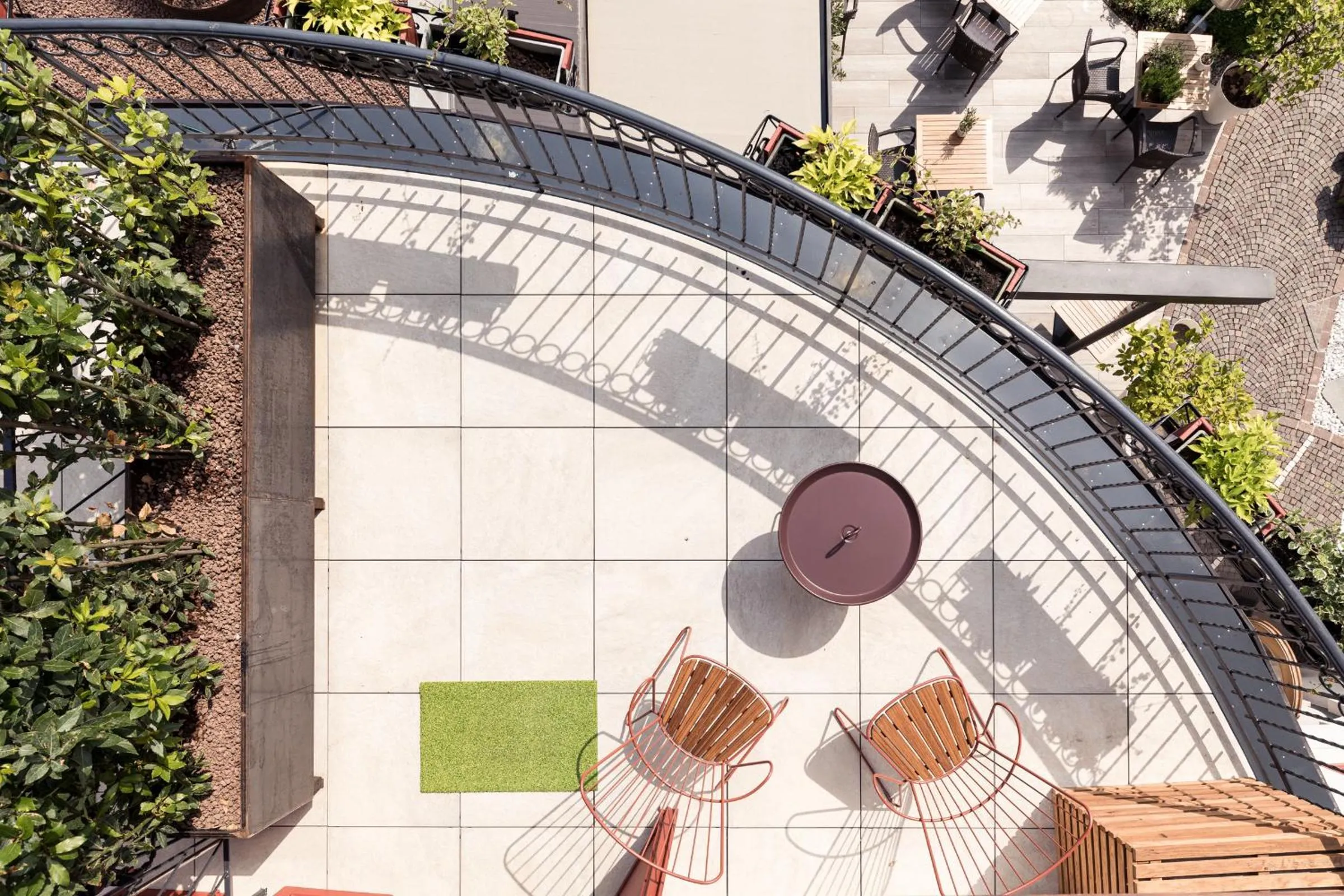 Balcony/Terrace in Boutique Hotel Zum Rosenbaum