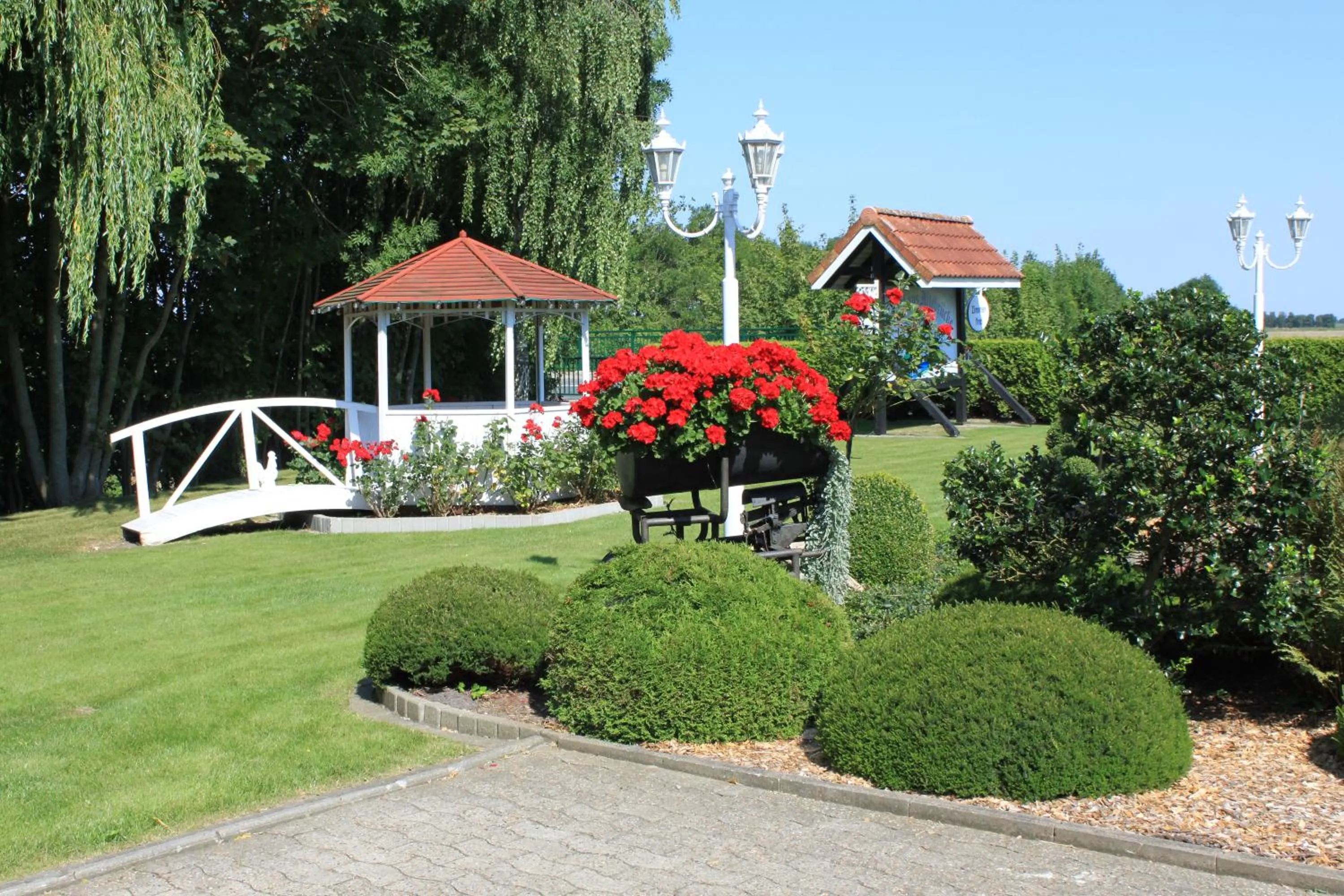 Garden view in Landhaus-Altebrücke