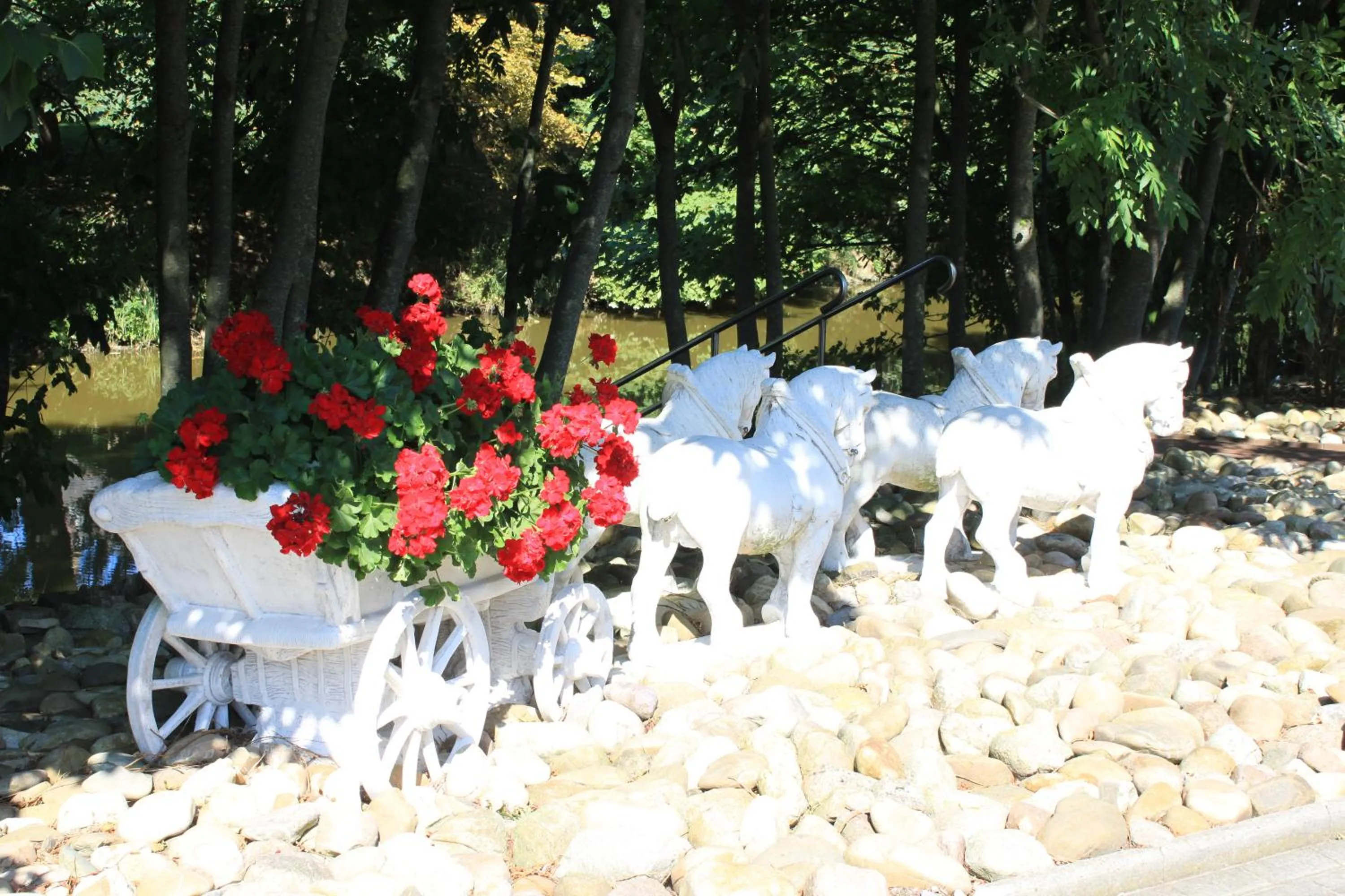 Garden view in Landhaus-Altebrücke