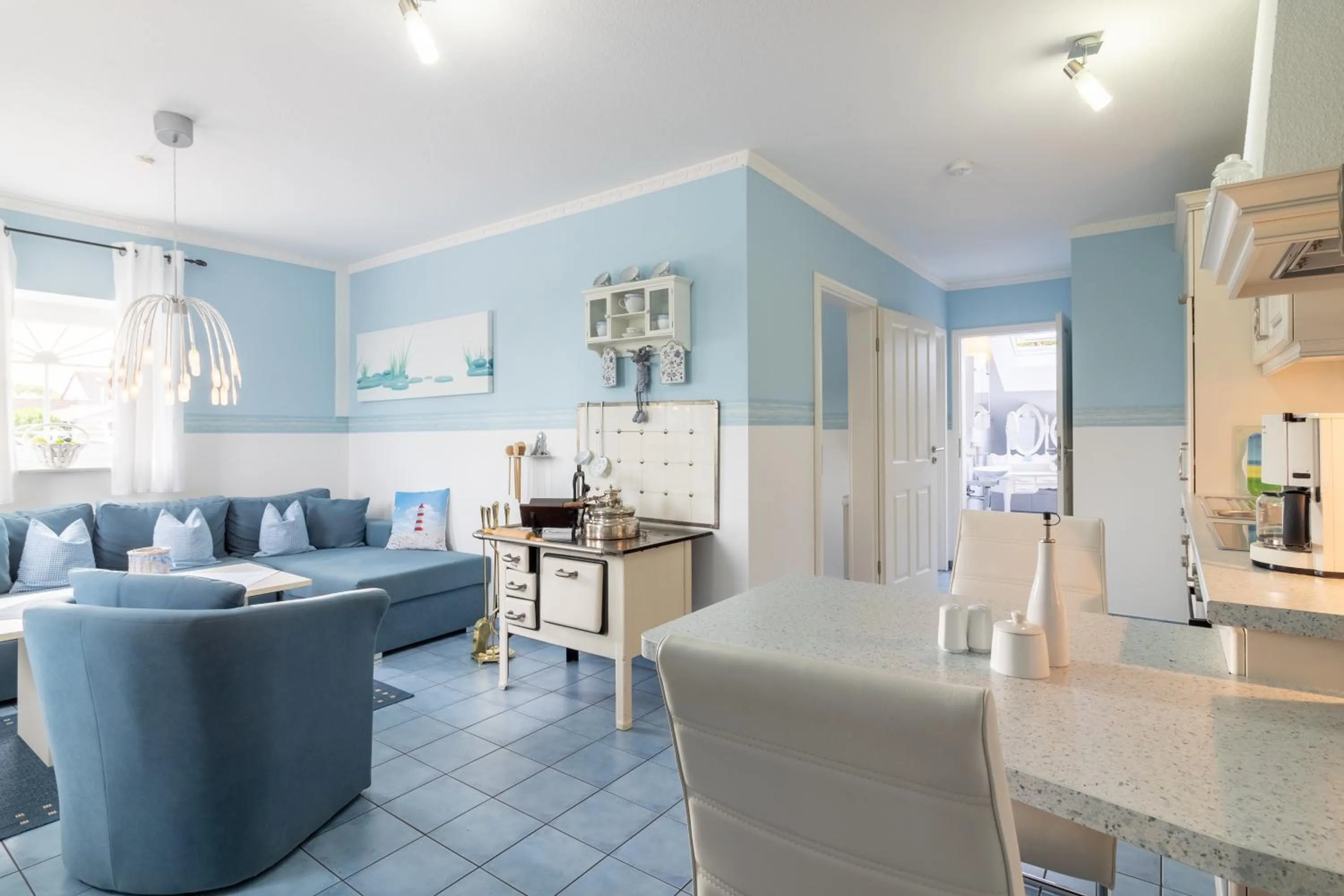 Living room in Landhaus-Altebrücke