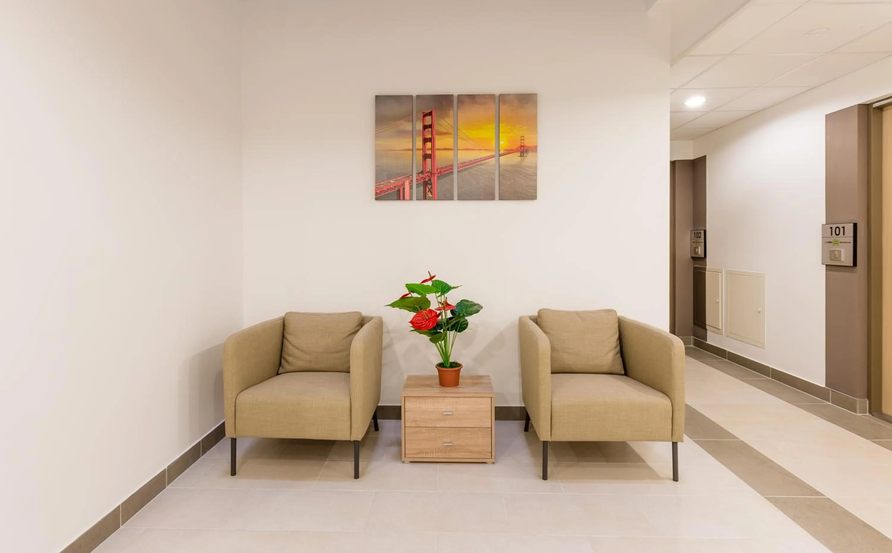 Lobby or reception in Corvin holiday Apartments hotel