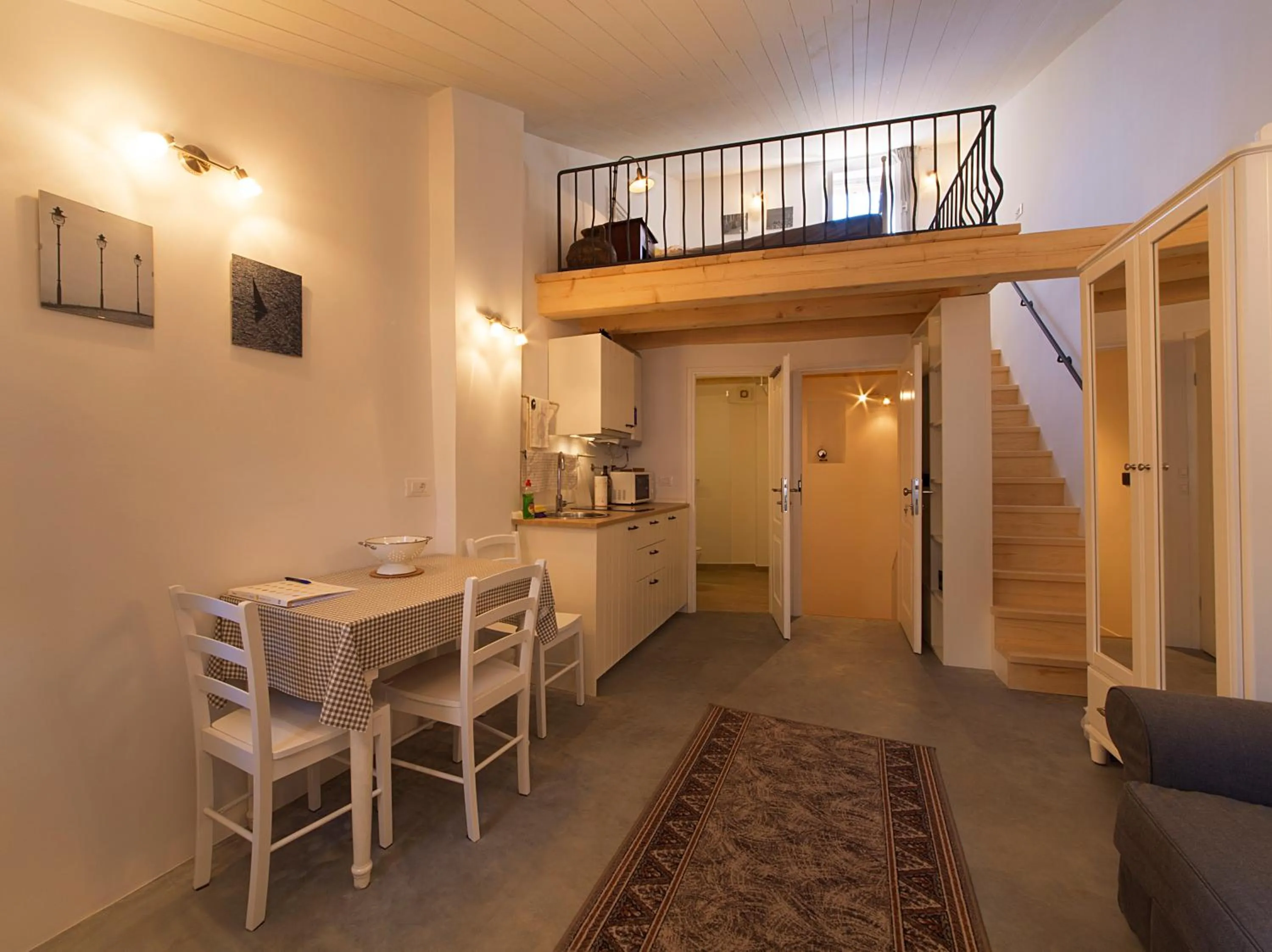 Kitchen or kitchenette in Apartments Casa Vecchia