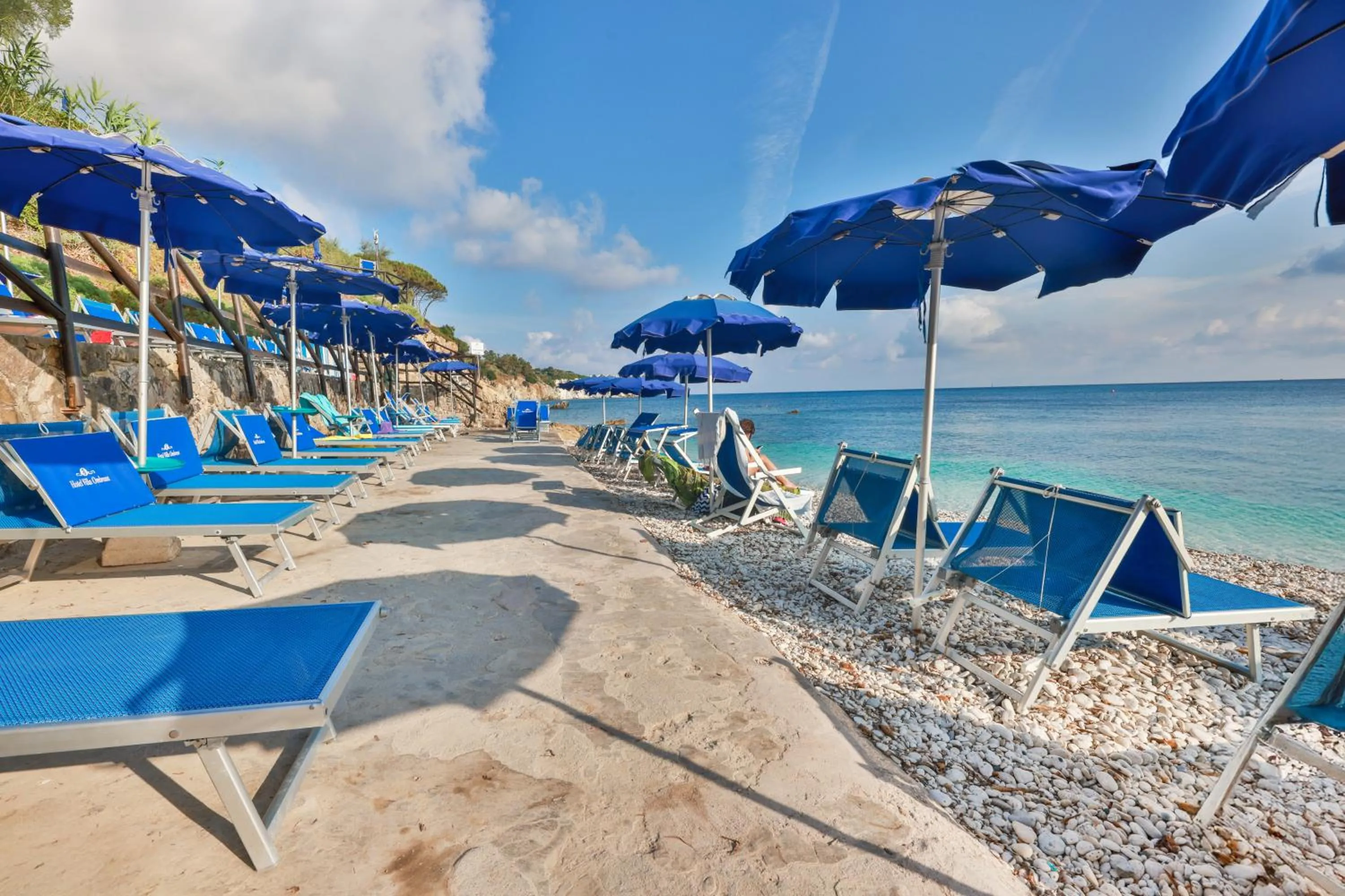 Beach in Hotel Villa Ombrosa