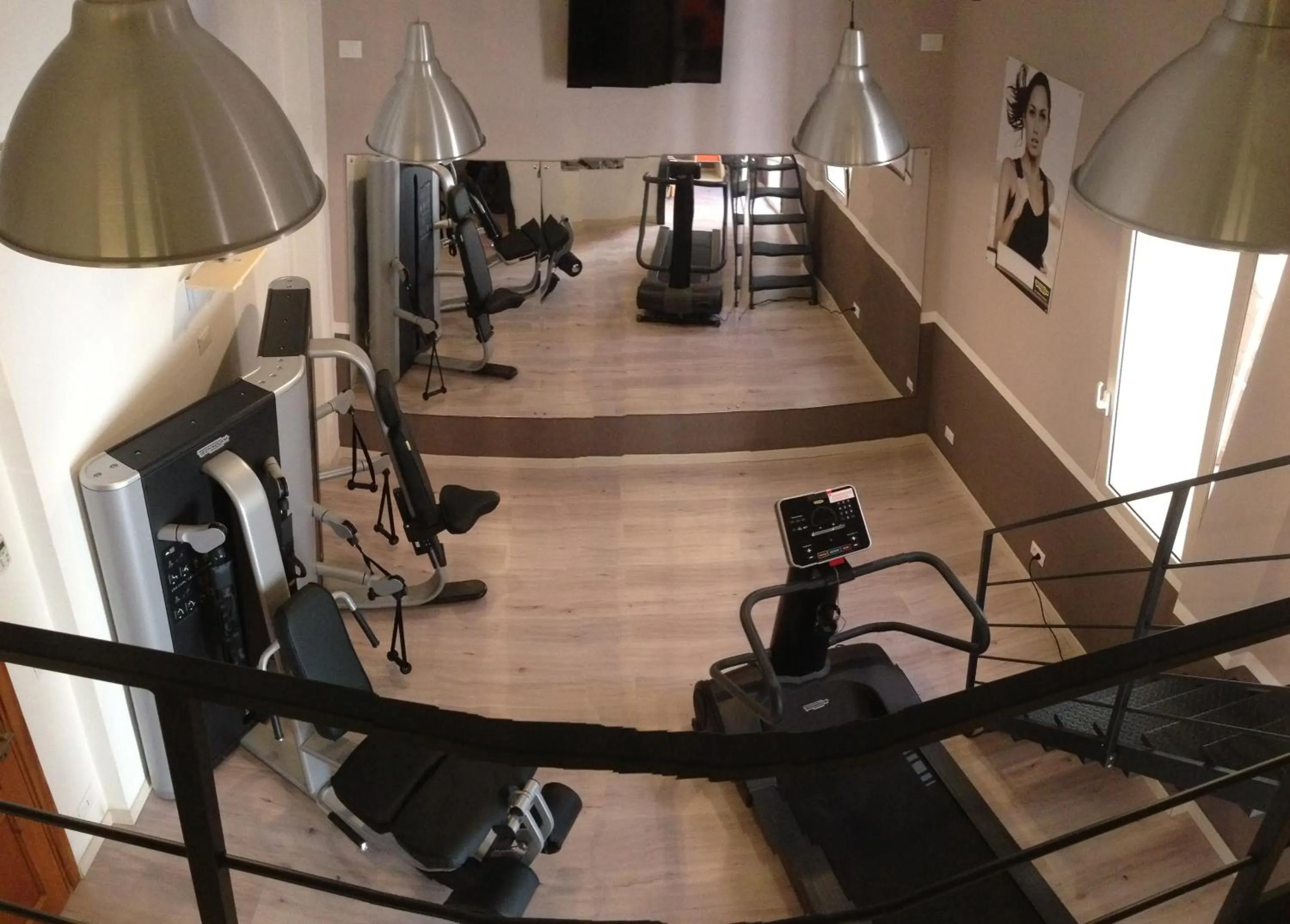 Fitness centre/facilities in Hotel Villa Ombrosa
