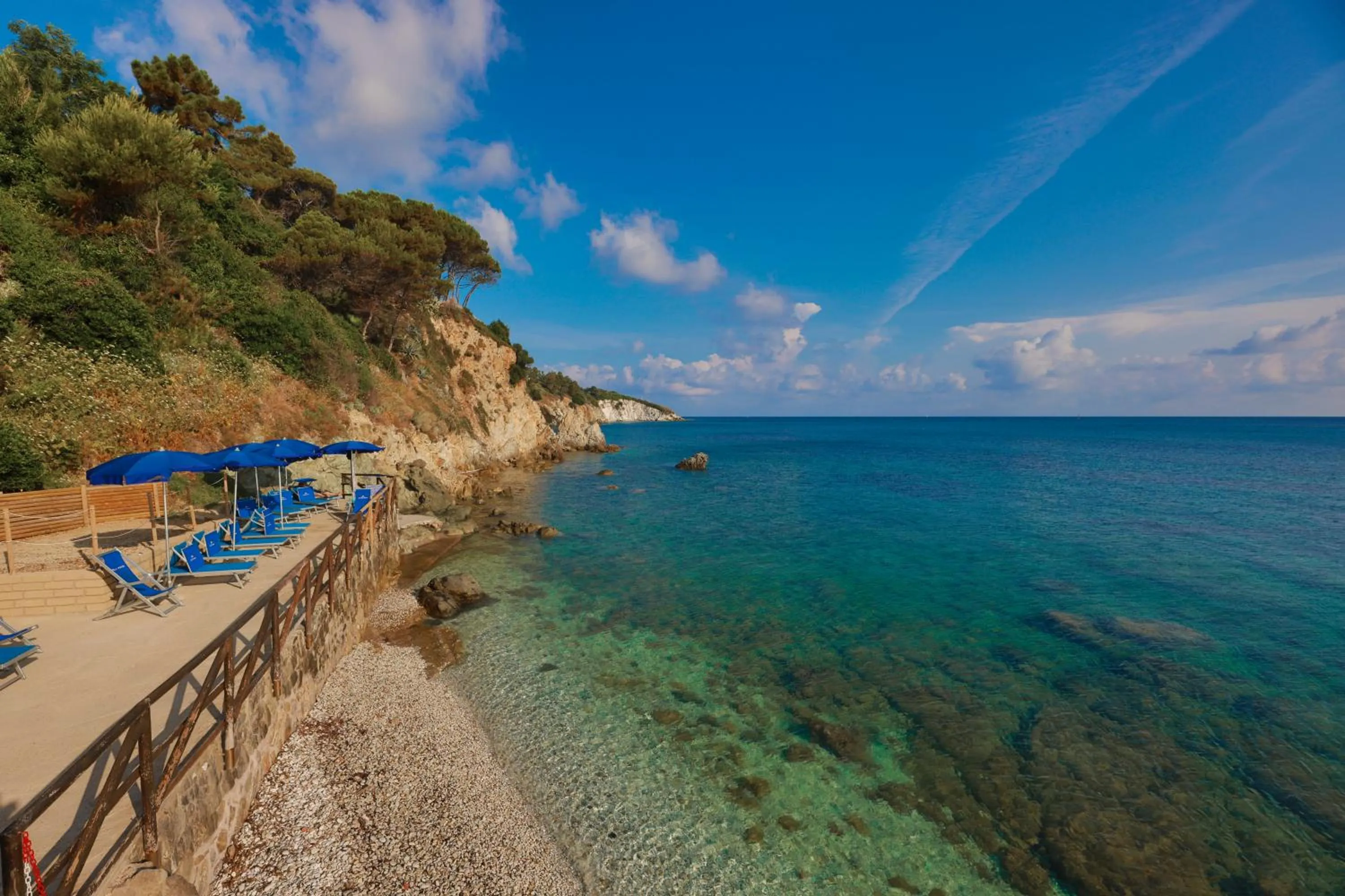 Beach in Hotel Villa Ombrosa