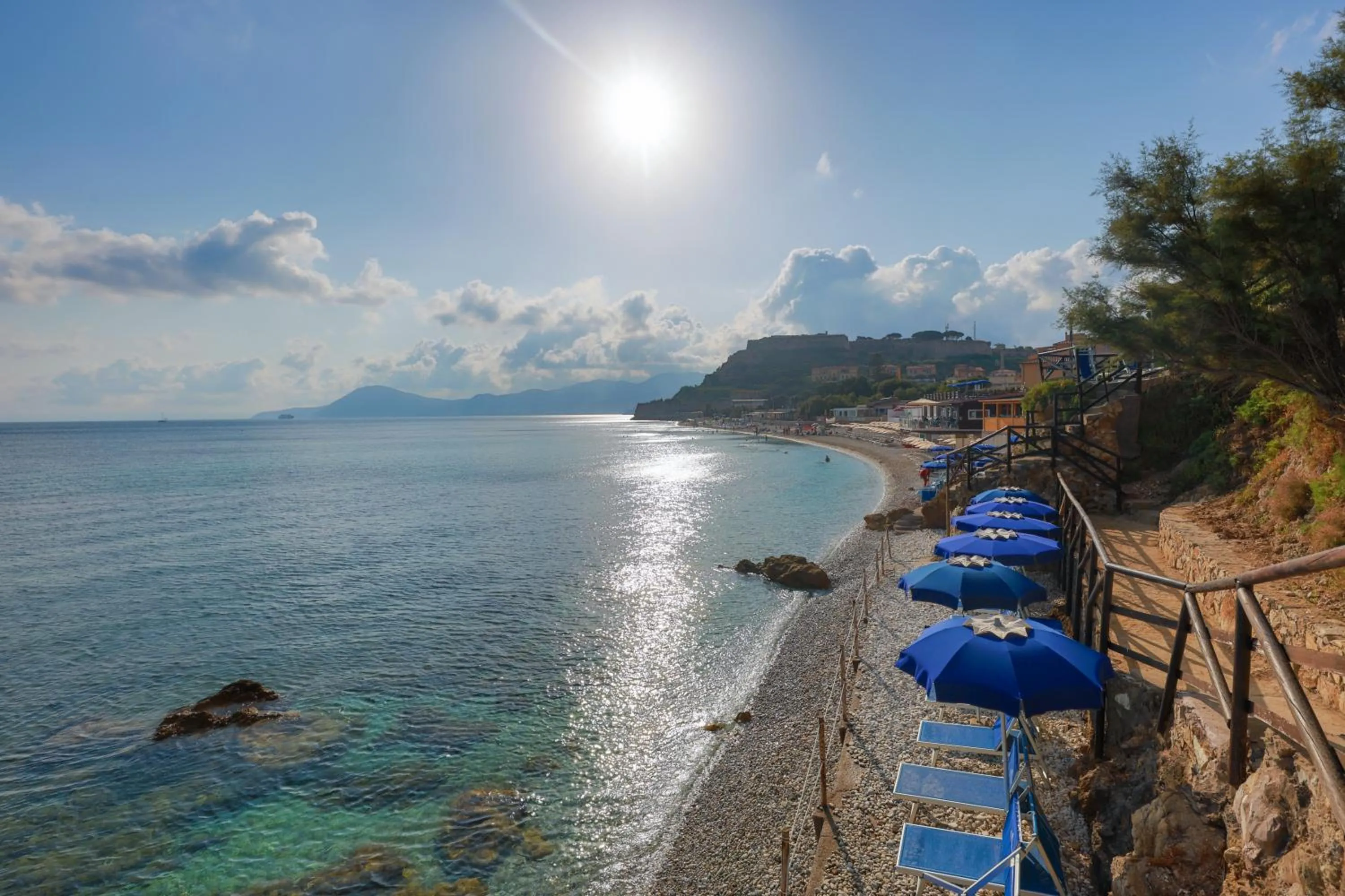 Beach in Hotel Villa Ombrosa
