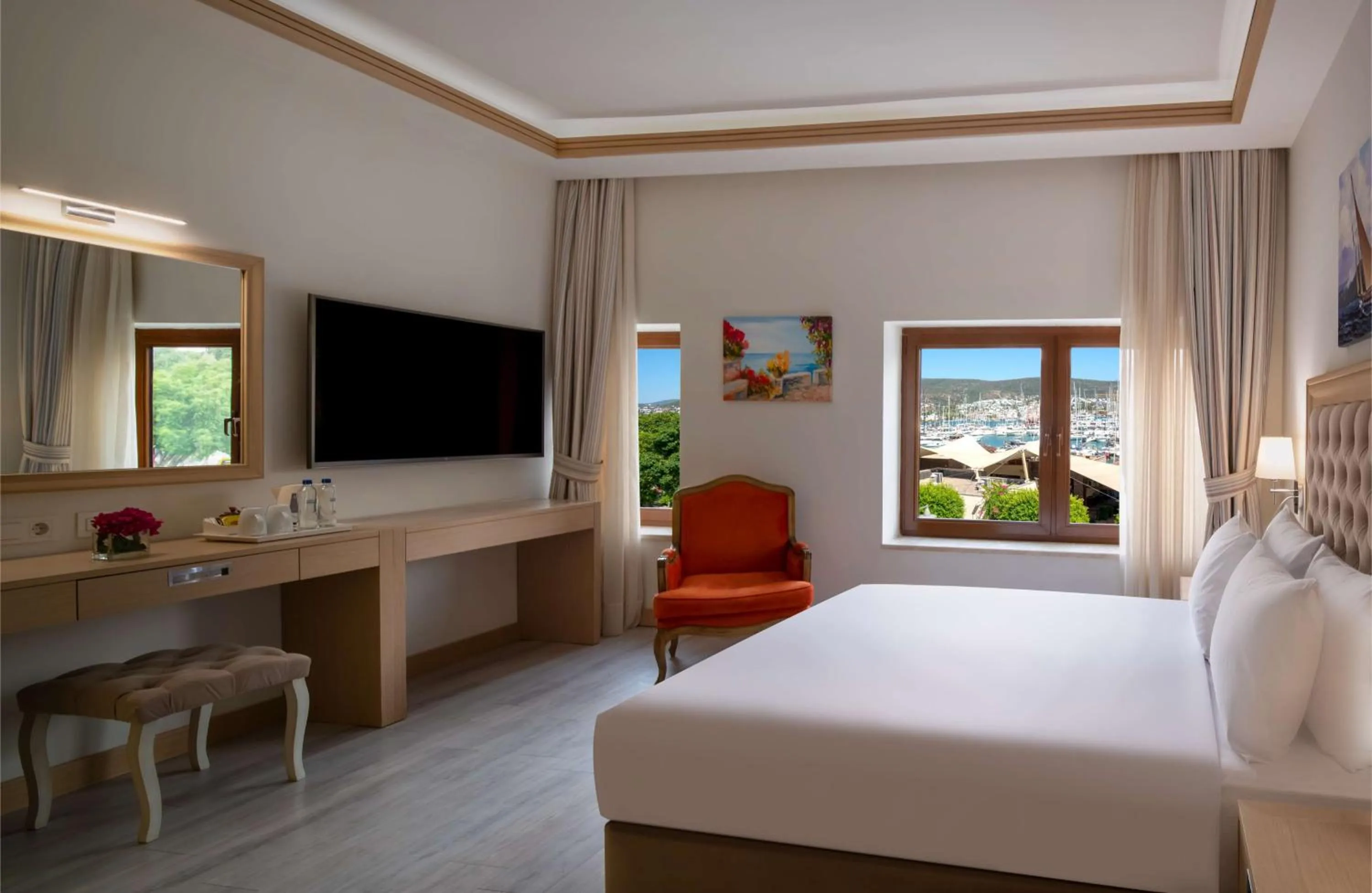Bed in DoubleTree by Hilton Bodrum Marina Vista