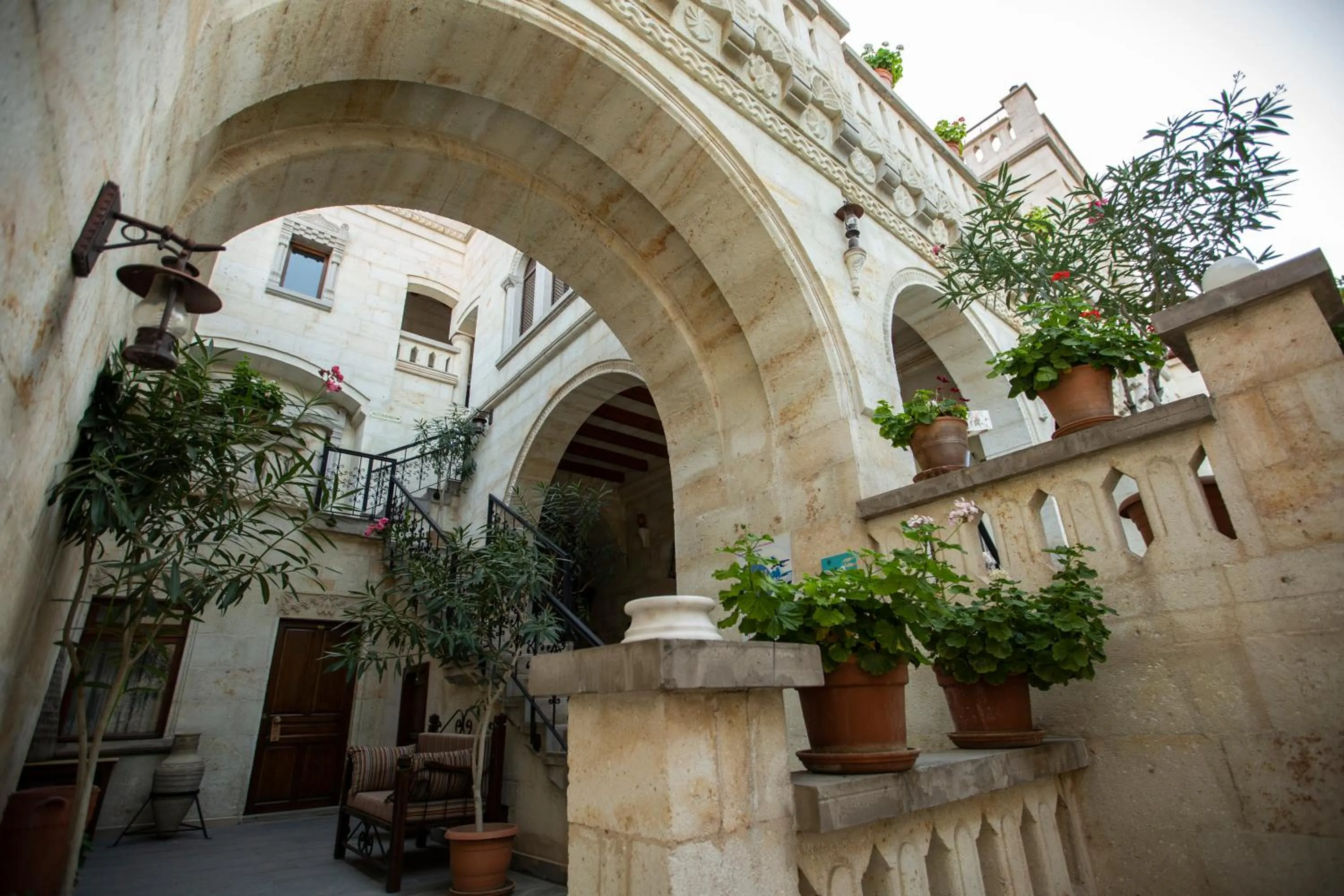 Property building in Stone House Cave Hotel