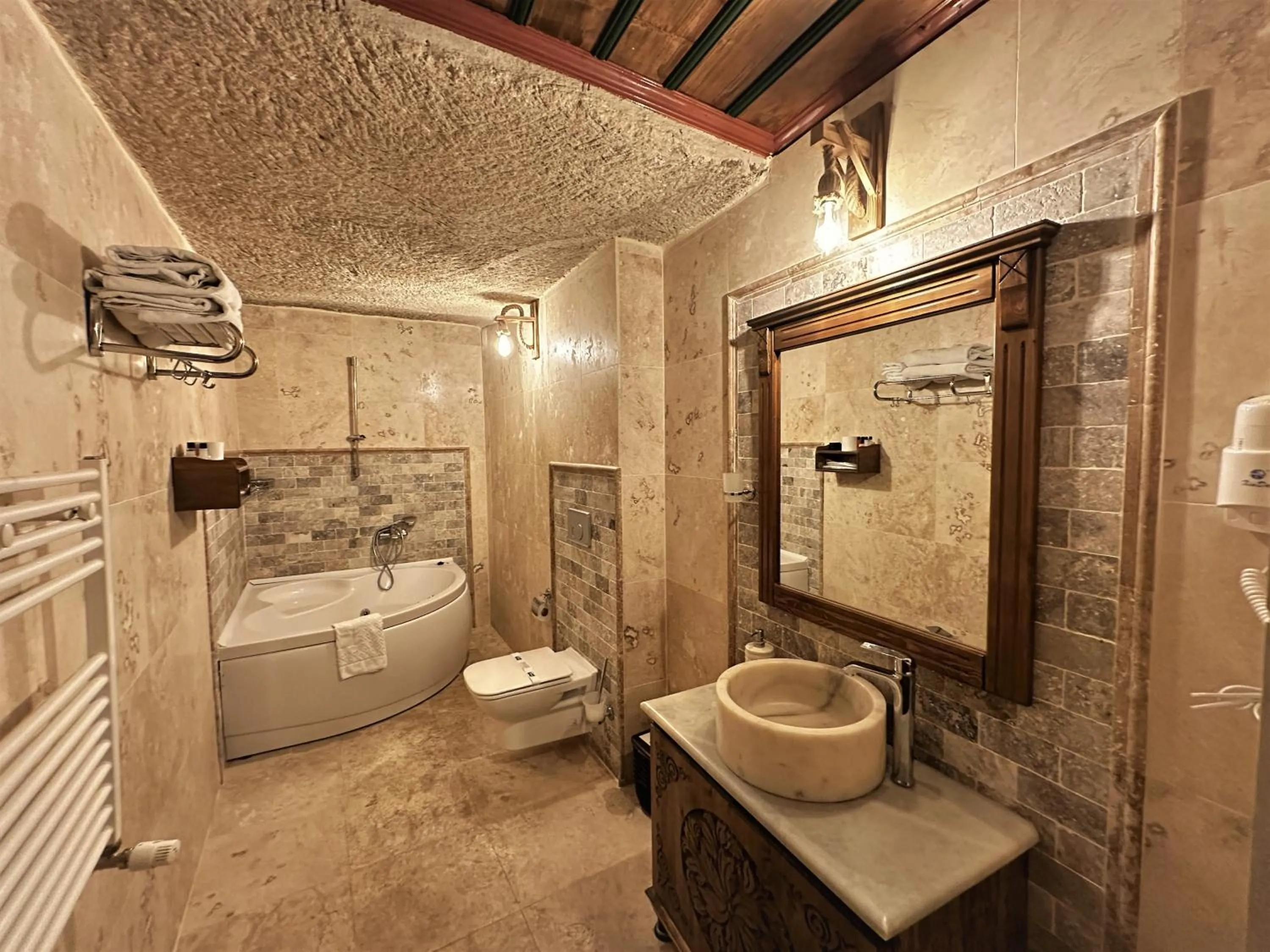 Toilet in Stone House Cave Hotel