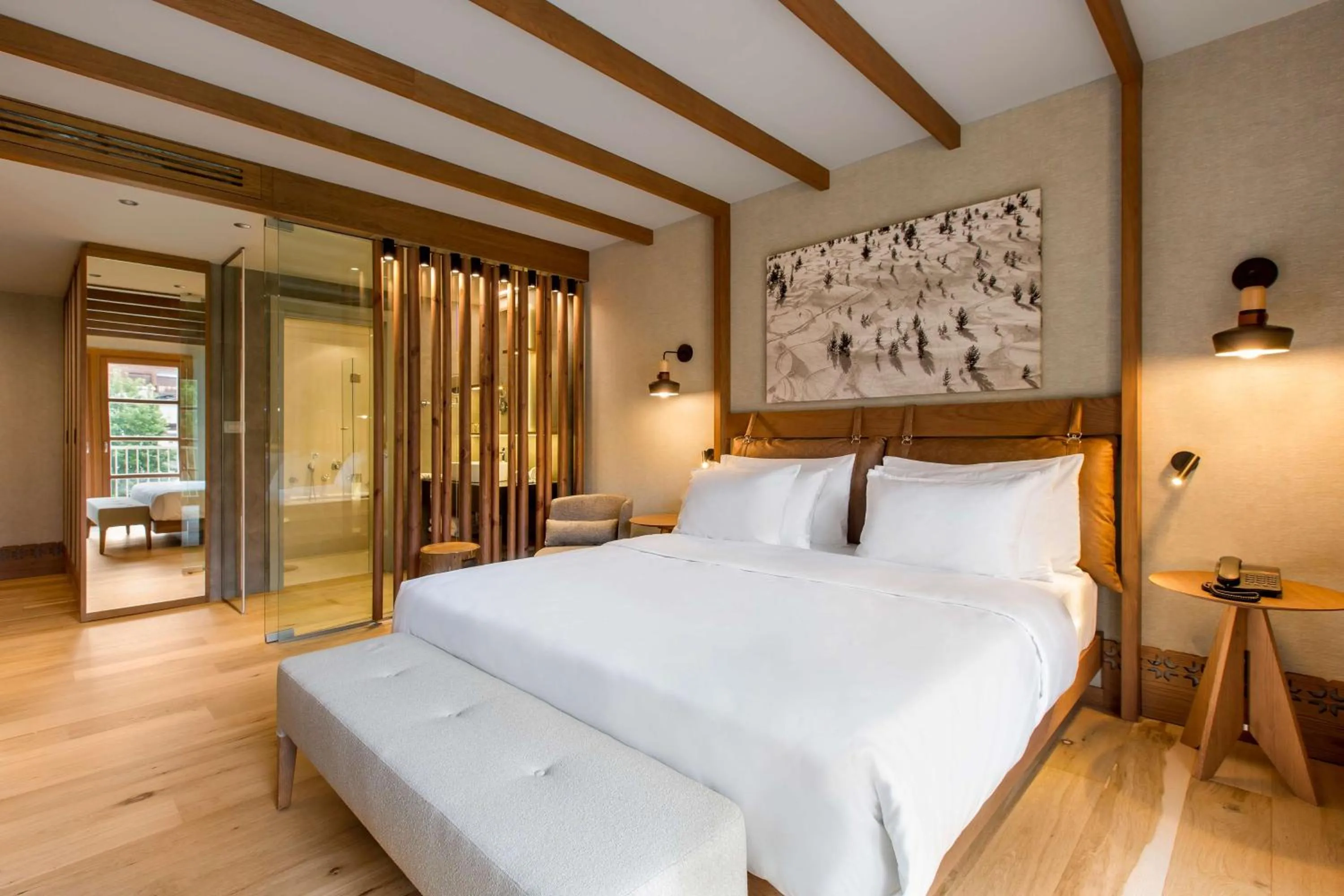 Photo of the whole room, Bed in Grand Hotel Savoia Cortina d'Ampezzo, A Radisson Collection Hotel