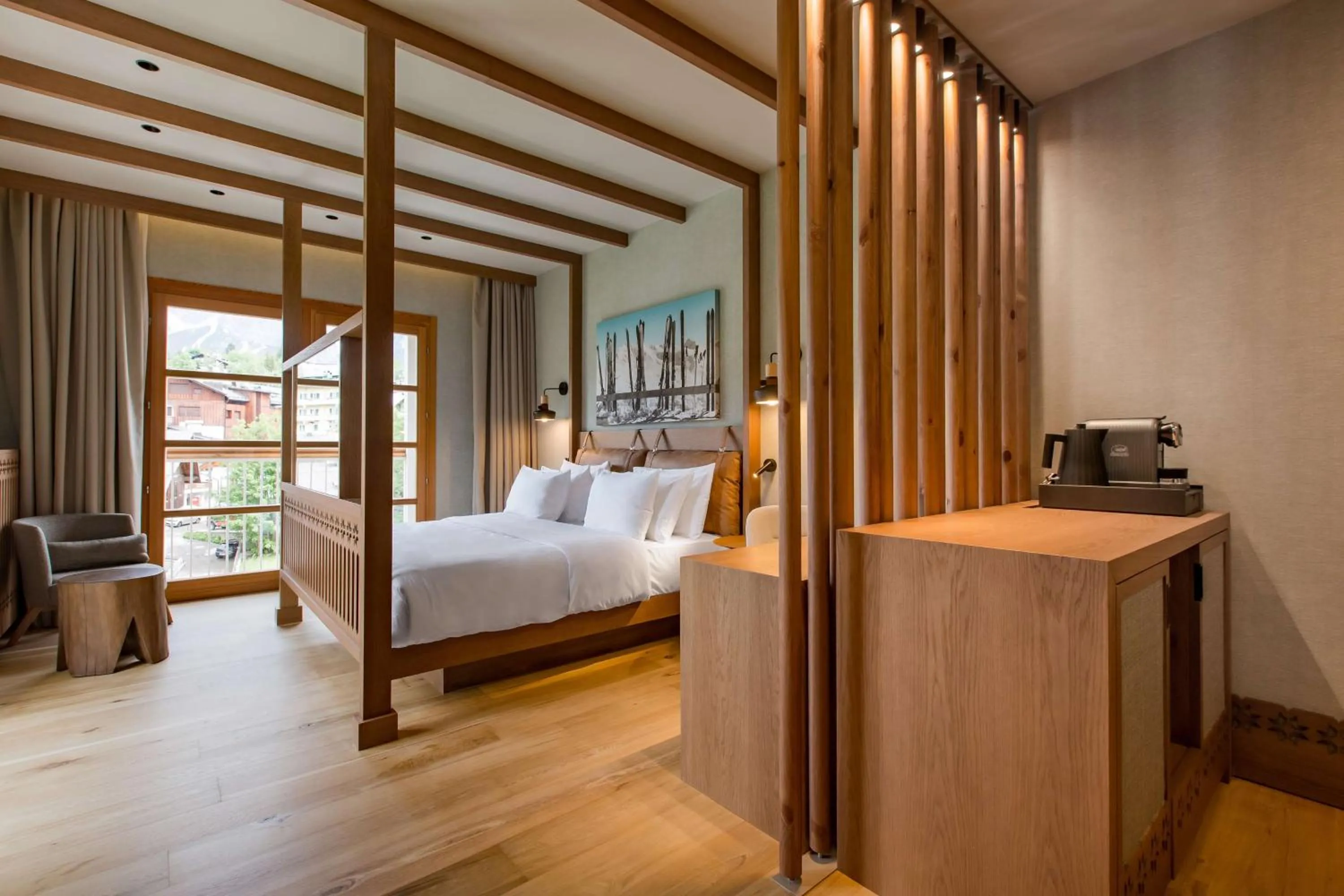 Photo of the whole room, Bed in Grand Hotel Savoia Cortina d'Ampezzo, A Radisson Collection Hotel