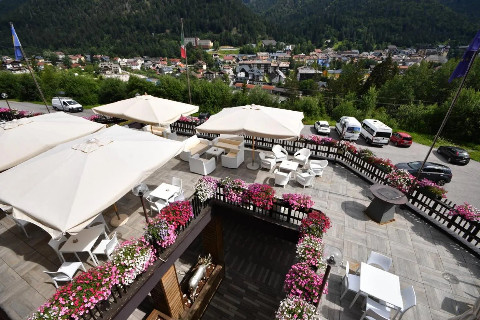 Balcony/Terrace in Hotel Il Cervo, SPA & Wellness, Bike Hotel