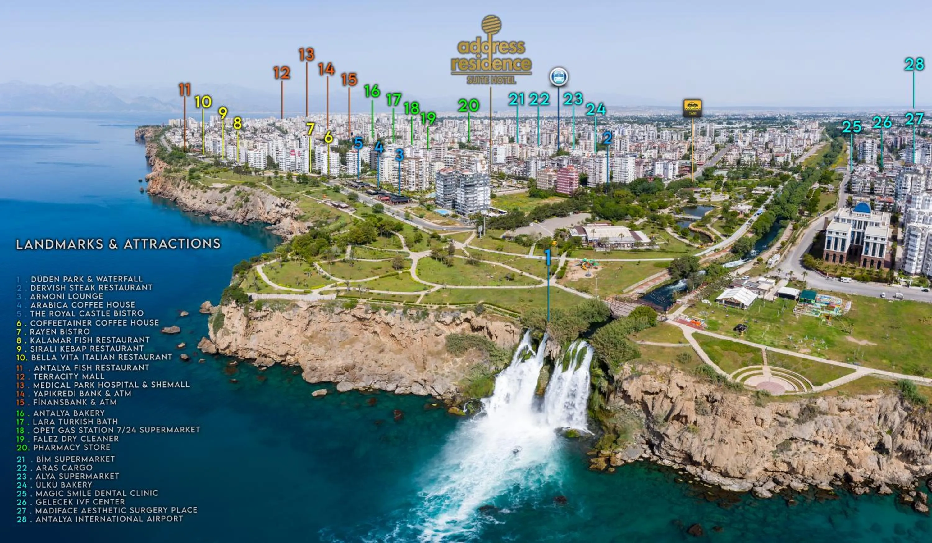 Area and facilities in Address Residence Suite Hotel