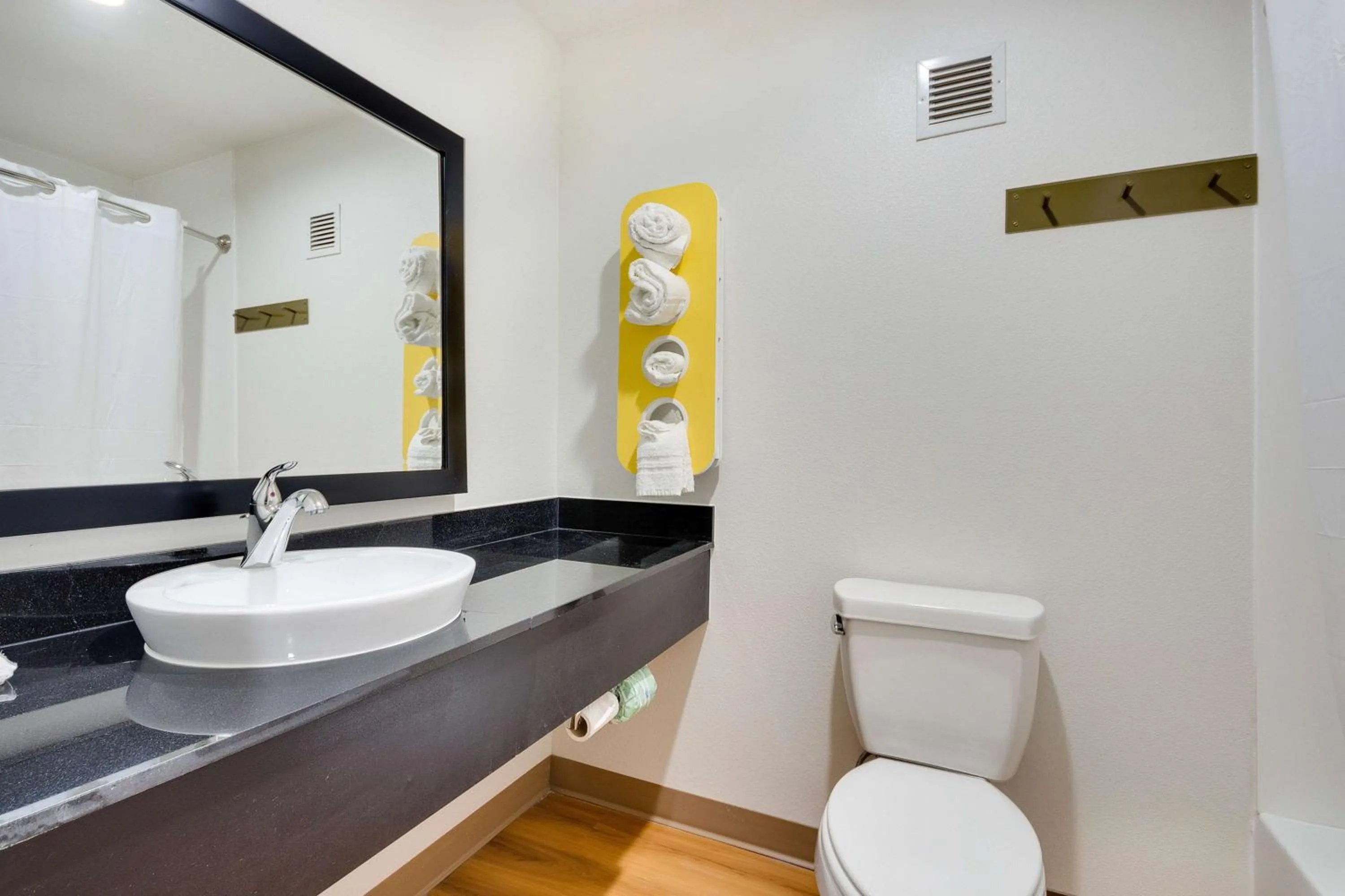 Toilet in Motel 6-Tulsa, OK