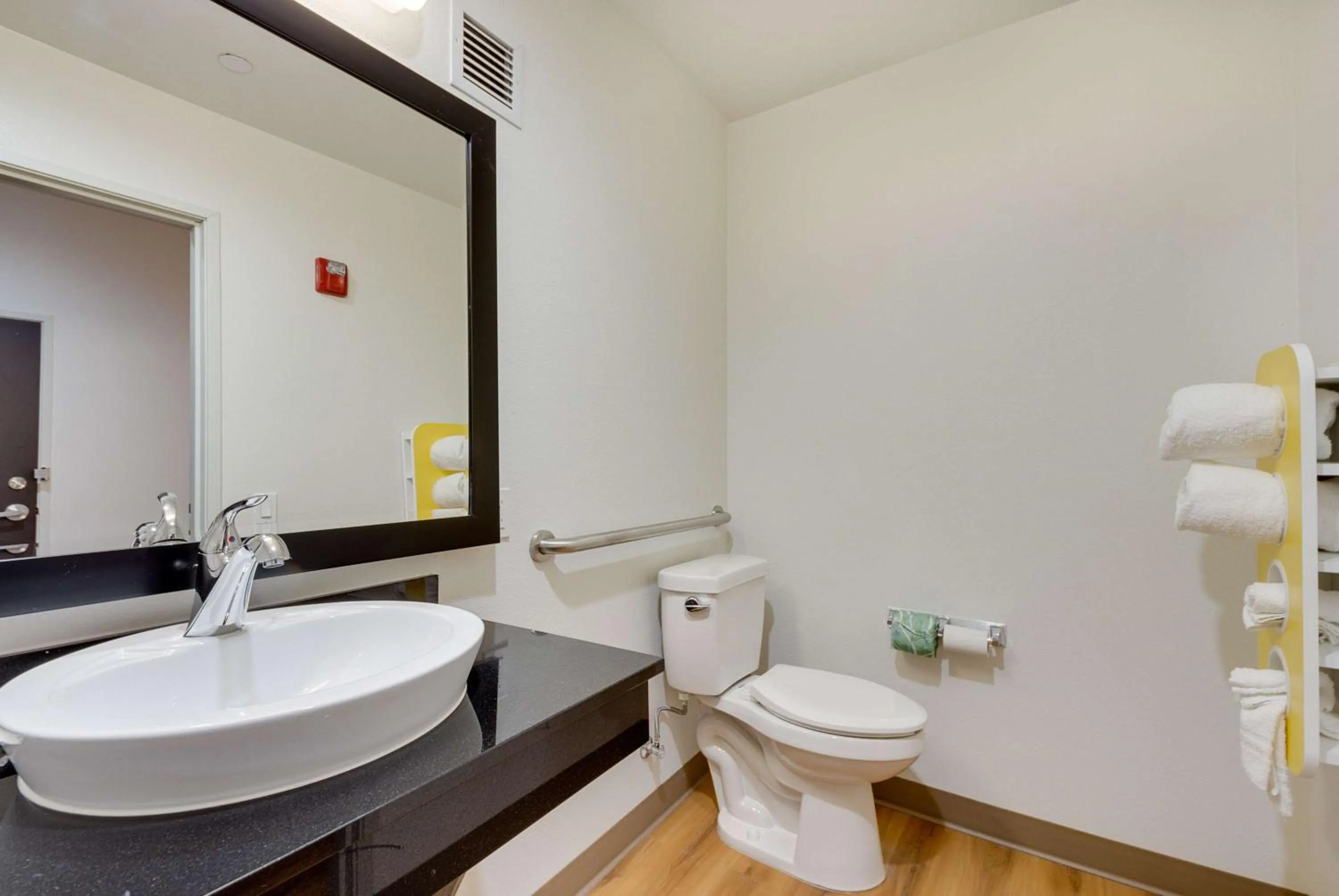 Toilet in Motel 6-Tulsa, OK