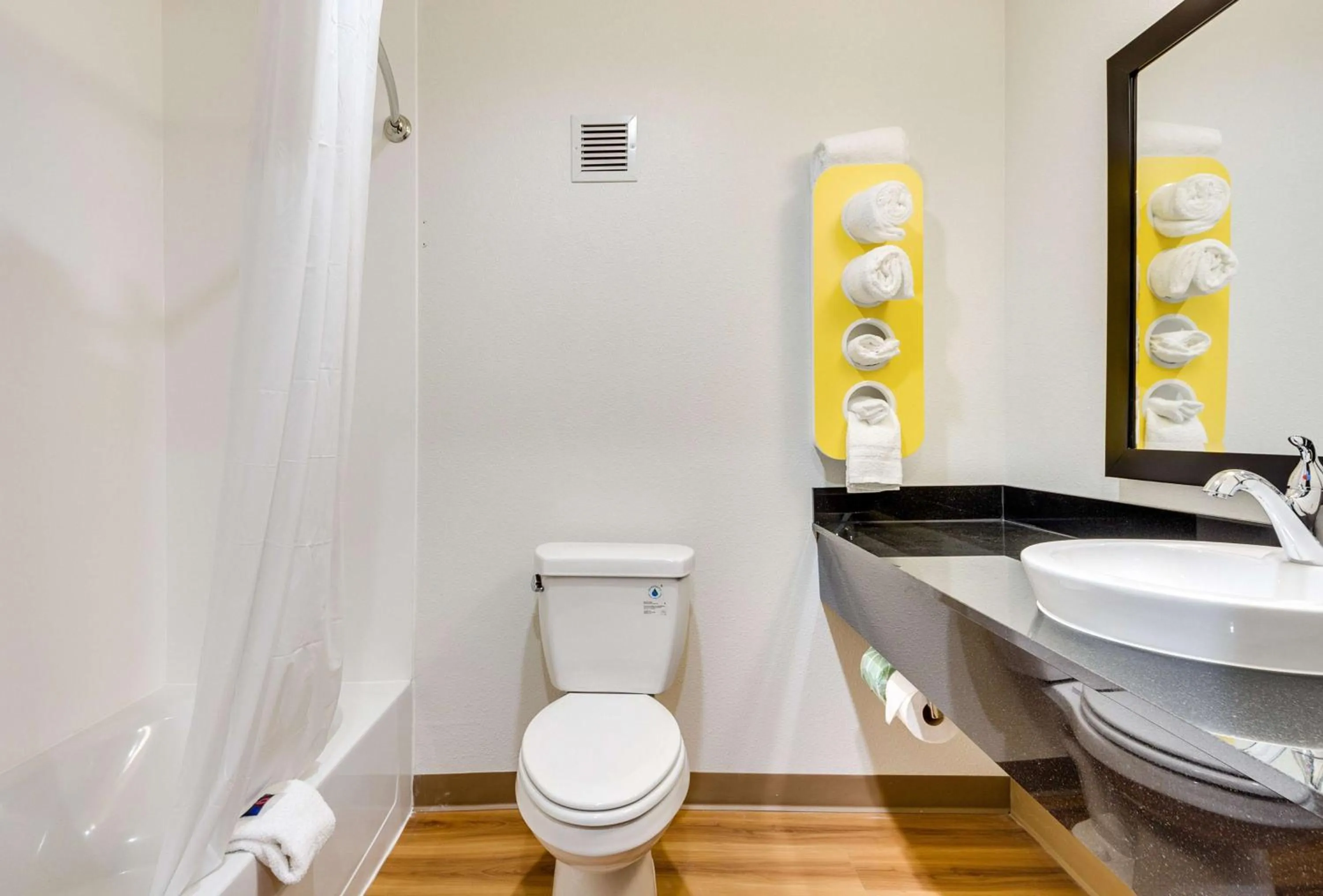 Toilet in Motel 6-Tulsa, OK