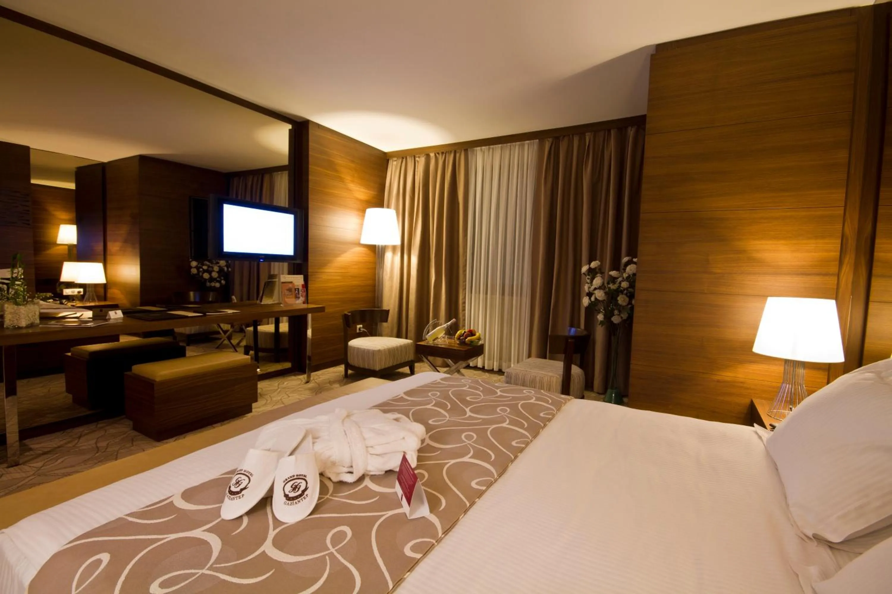 Bed in Grand Hotel Gaziantep