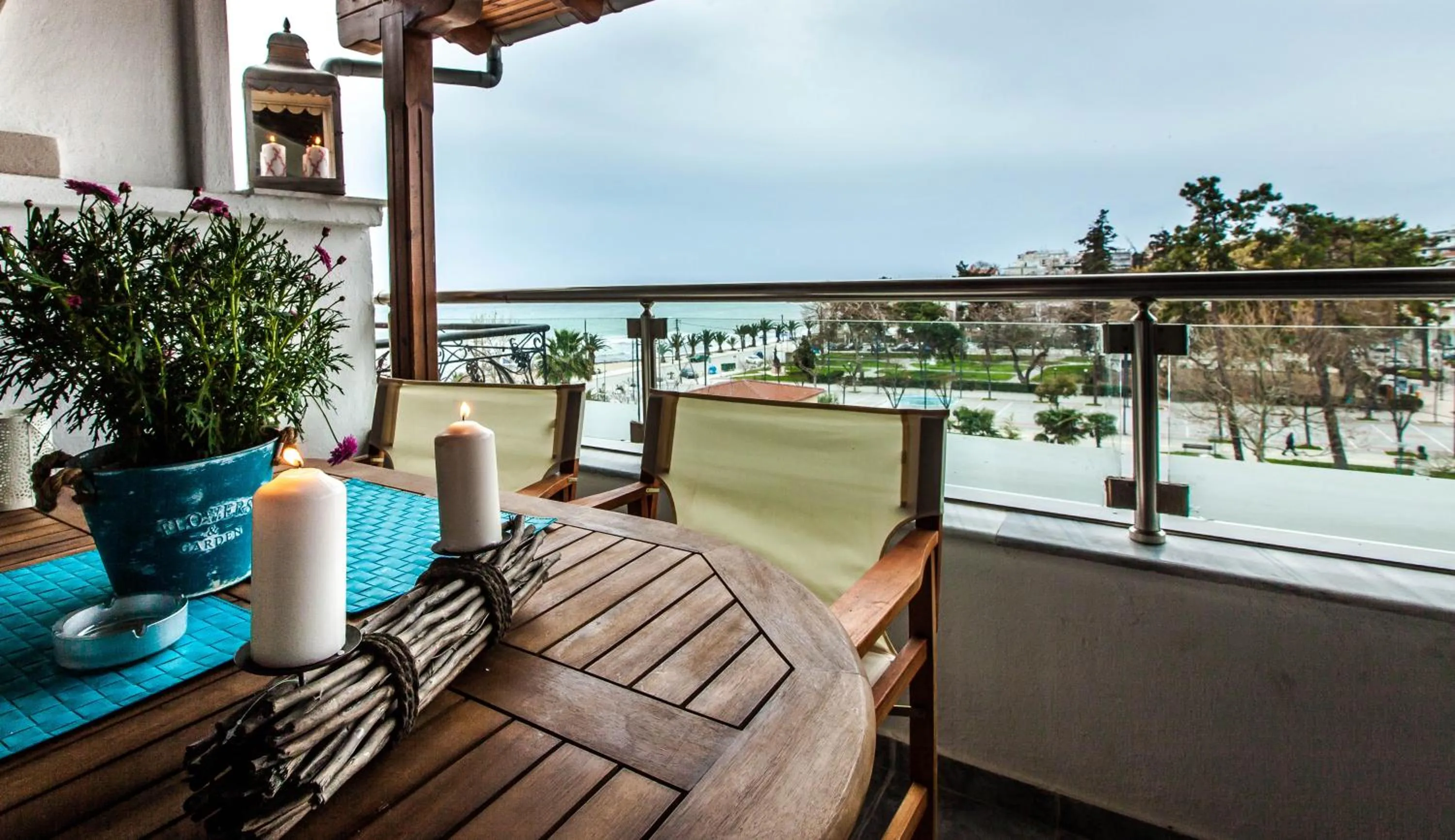 Balcony/Terrace in Aqua Mare Sea Side Rooms