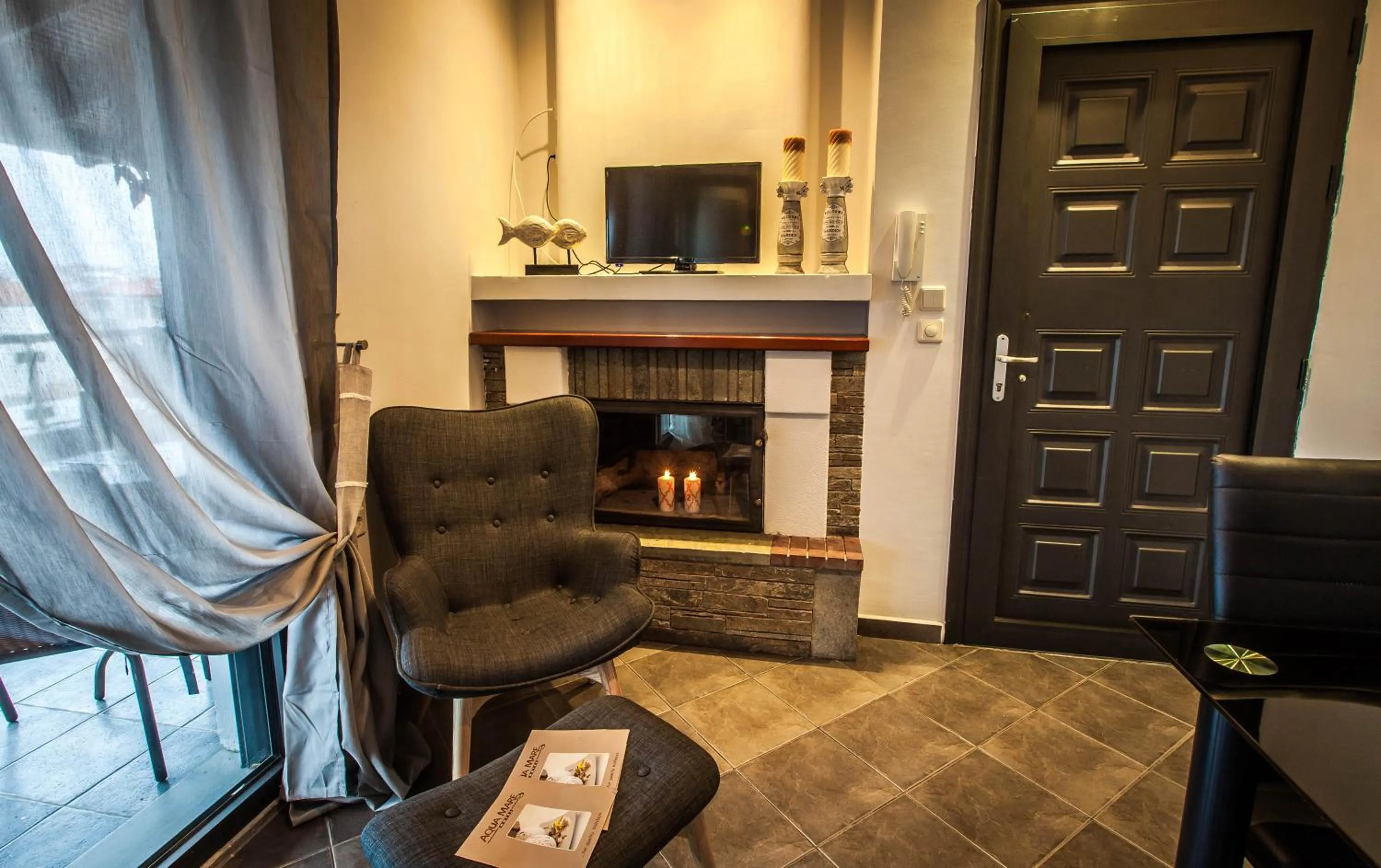 Living room in Aqua Mare Sea Side Rooms