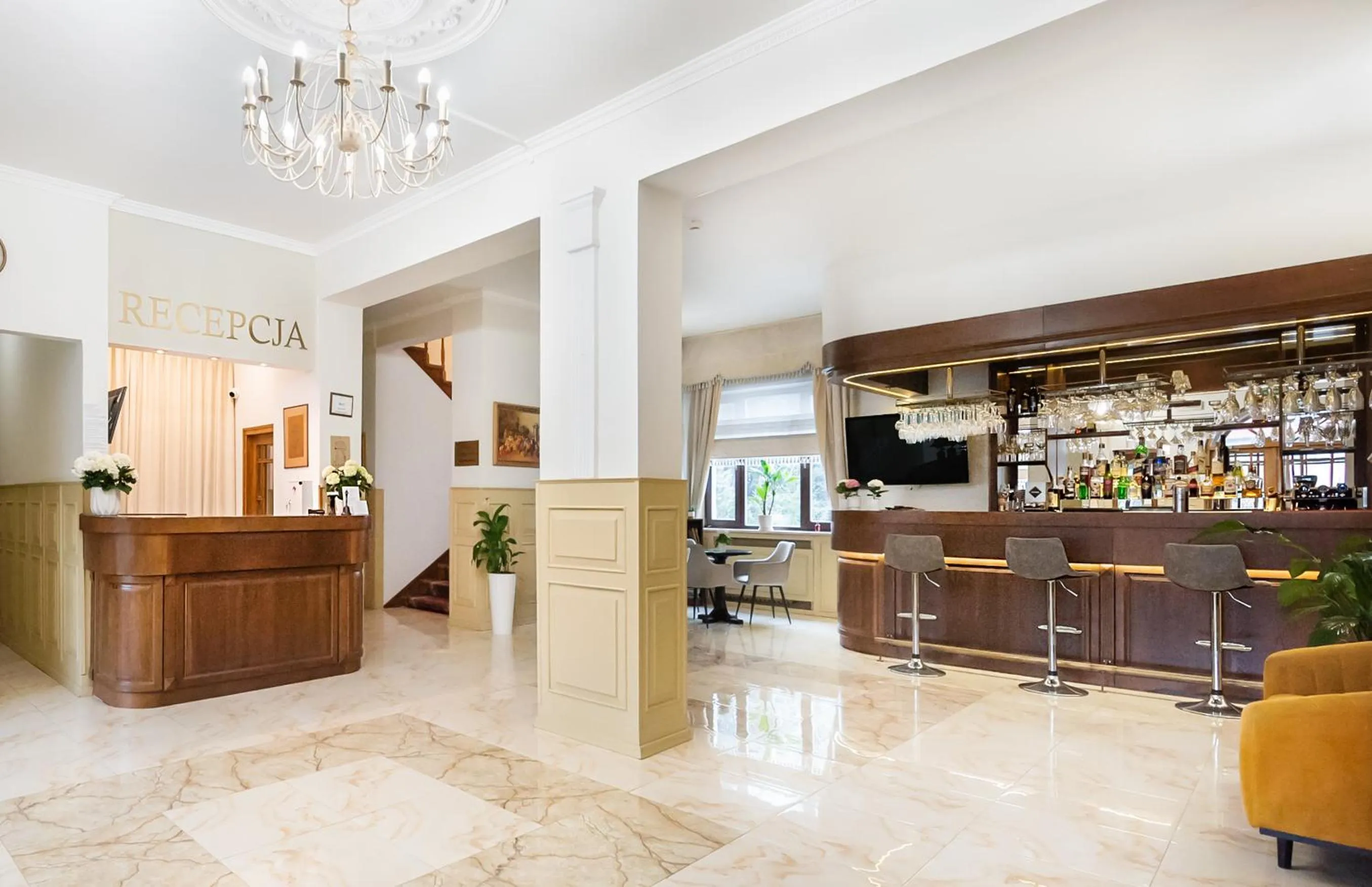 Lobby or reception in Hotel Arkadia