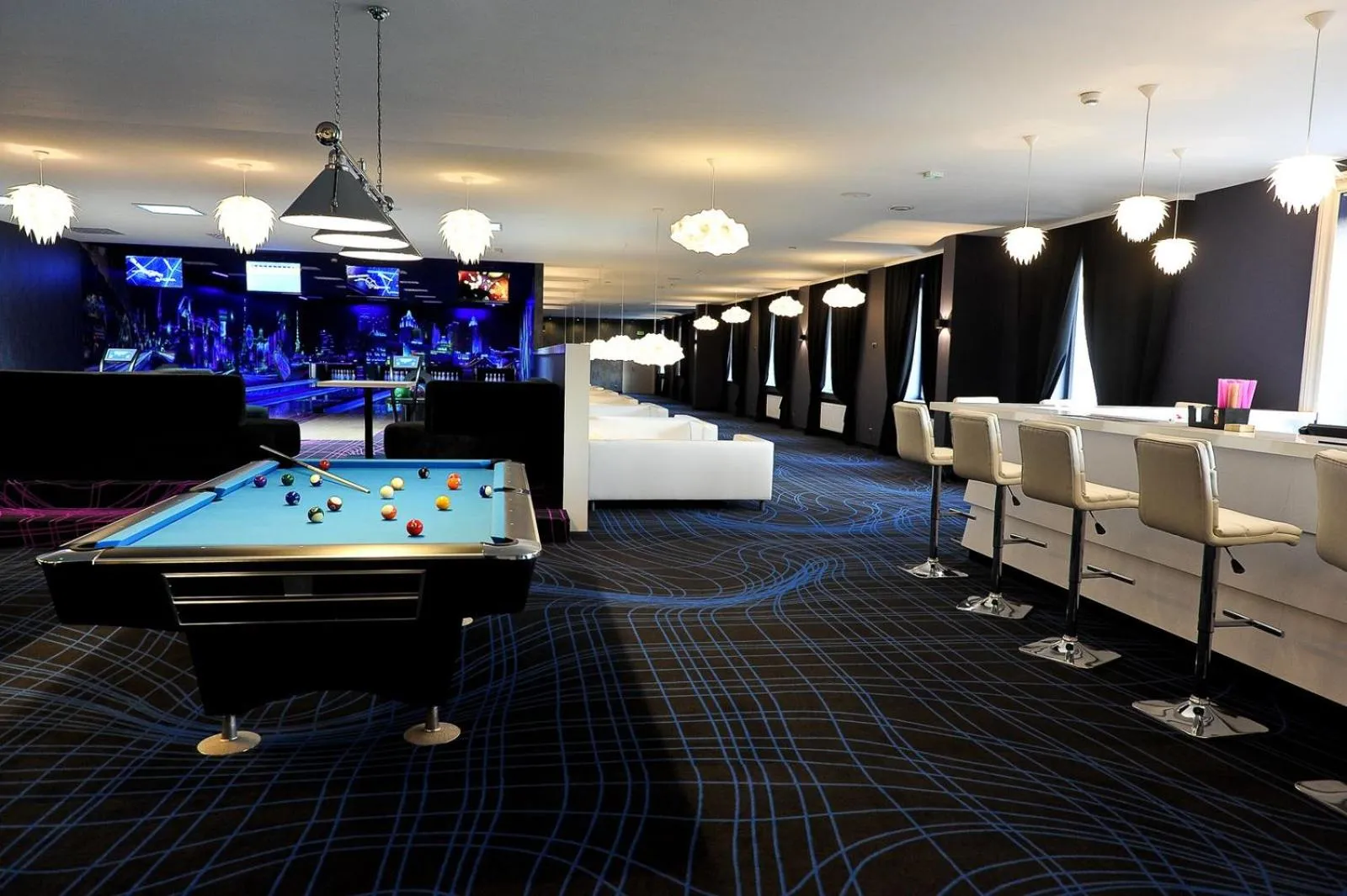 Bowling in Hotel Sękowski