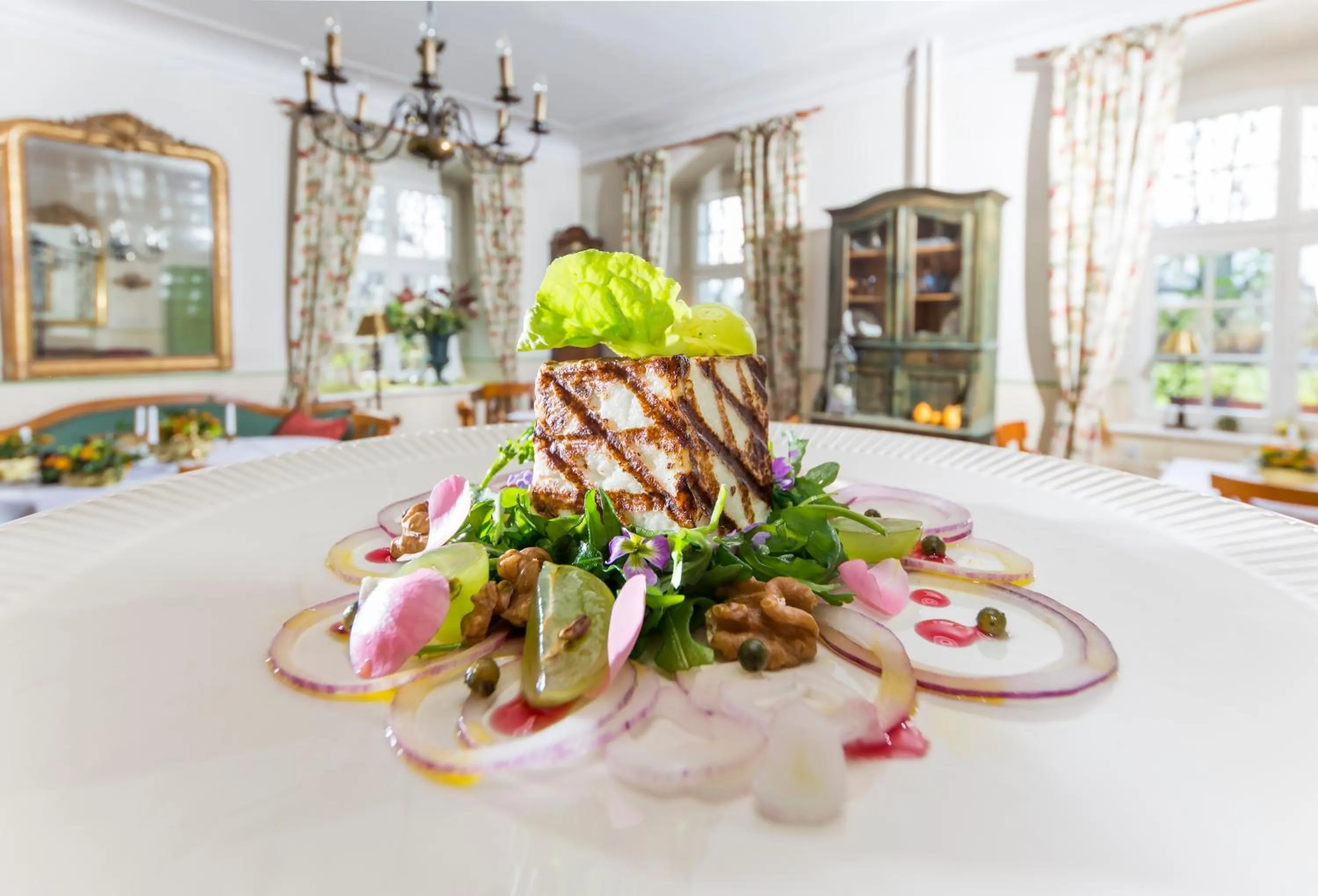 Food close-up in Pałac Łomnica Karkonosze - Schloss Lomnitz Riesengebirge