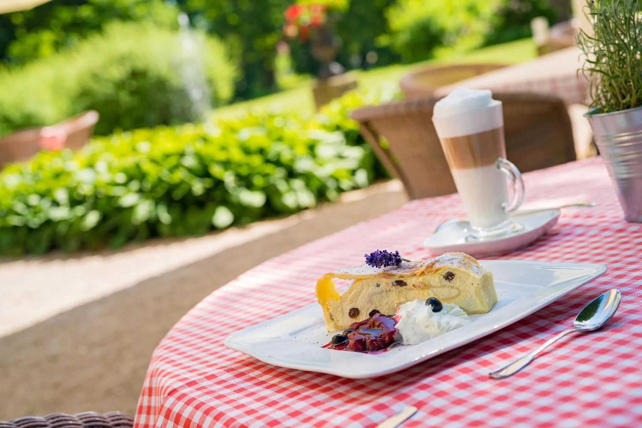 Food and drinks in Pałac Łomnica Karkonosze - Schloss Lomnitz Riesengebirge