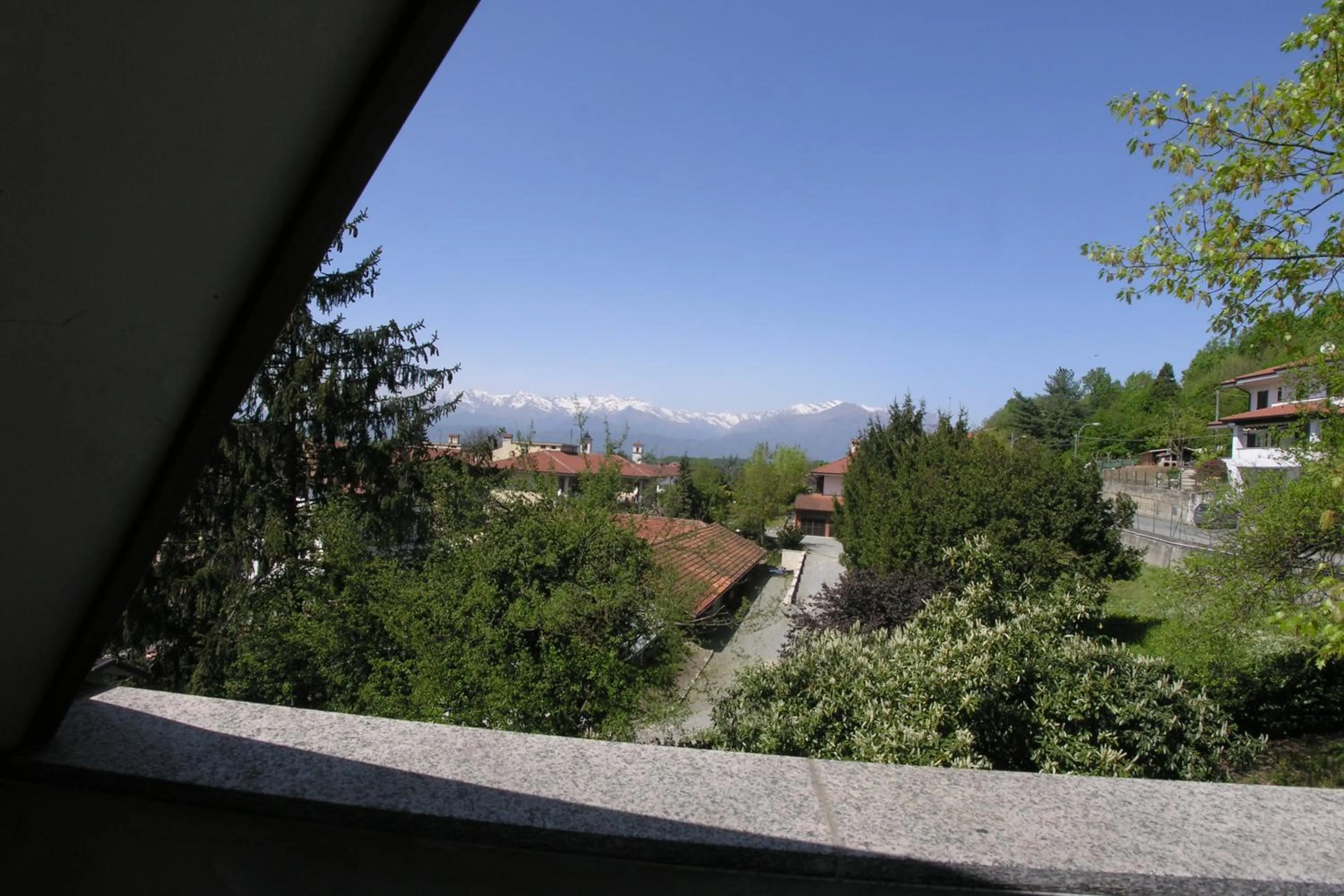 Mountain view in Villa D'Azeglio