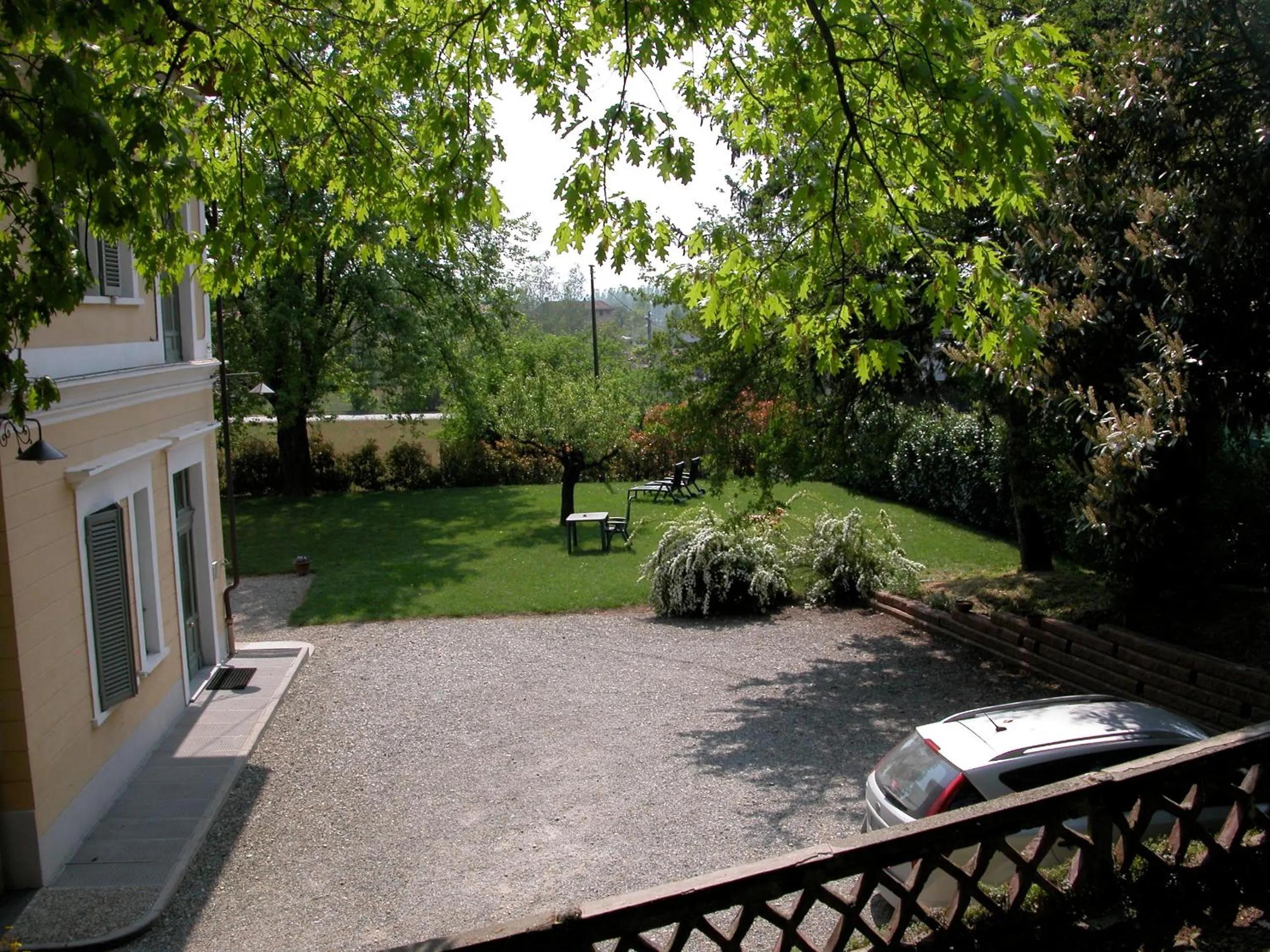 Garden view in Villa D'Azeglio