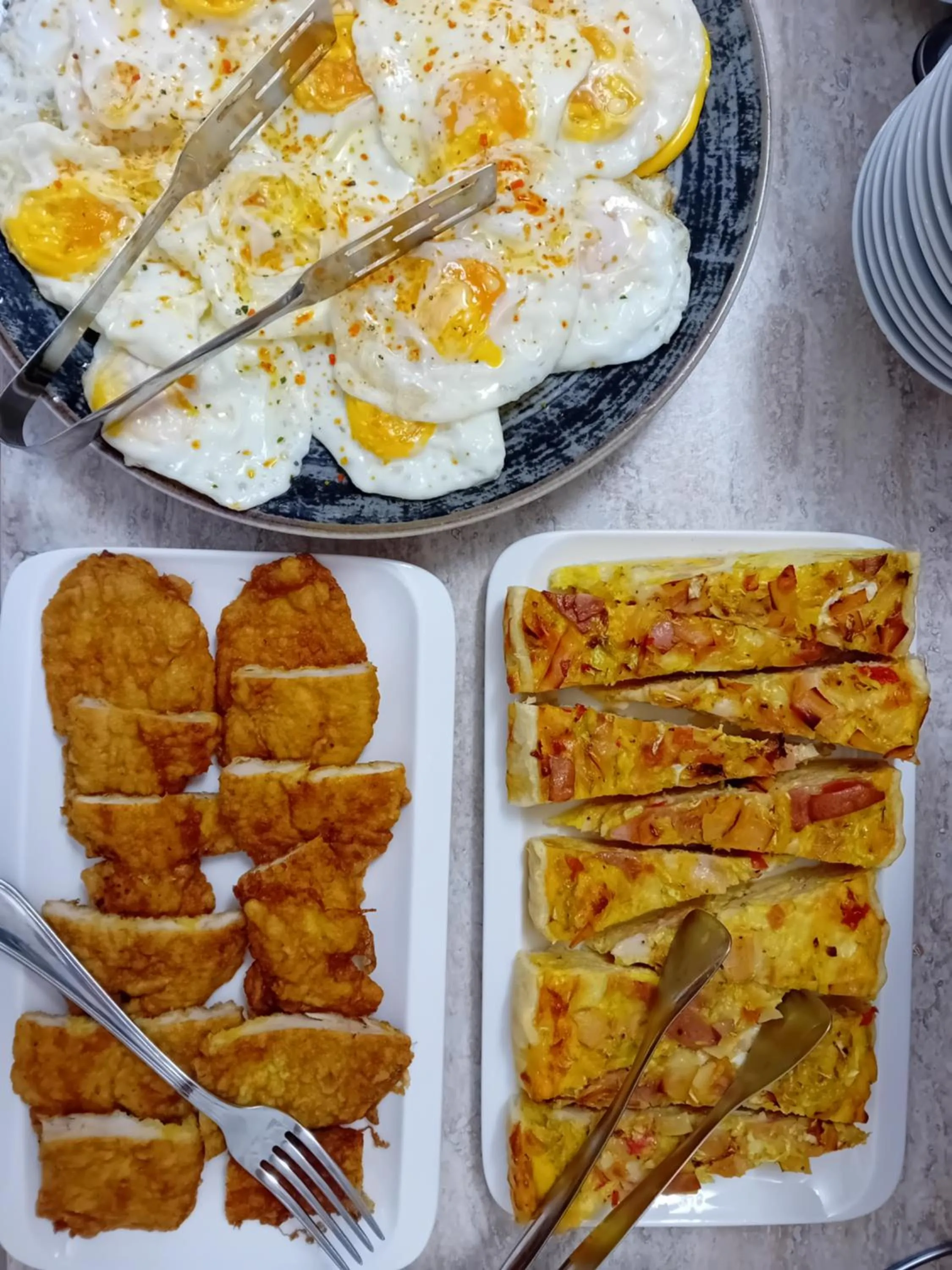 Buffet breakfast in B&B Vignola