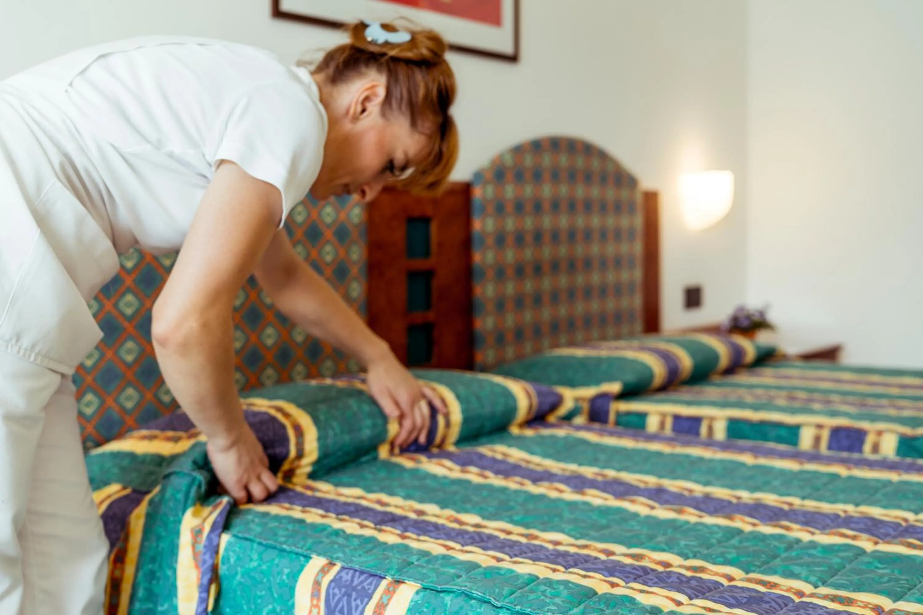 Decorative detail, Bed in Hotel Ilma Lake Garda Resort
