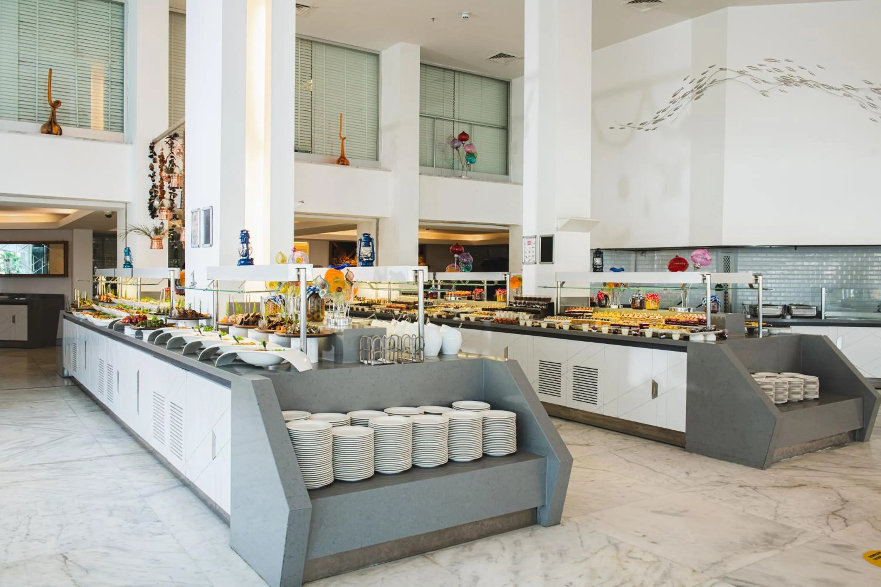 Buffet breakfast in Baia Bodrum Hotel