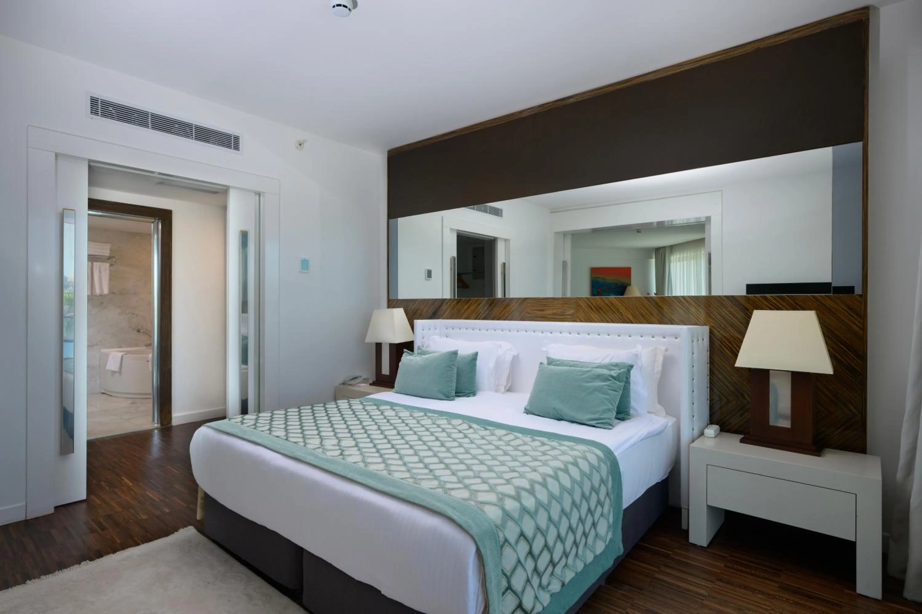 Bed in Baia Bodrum Hotel