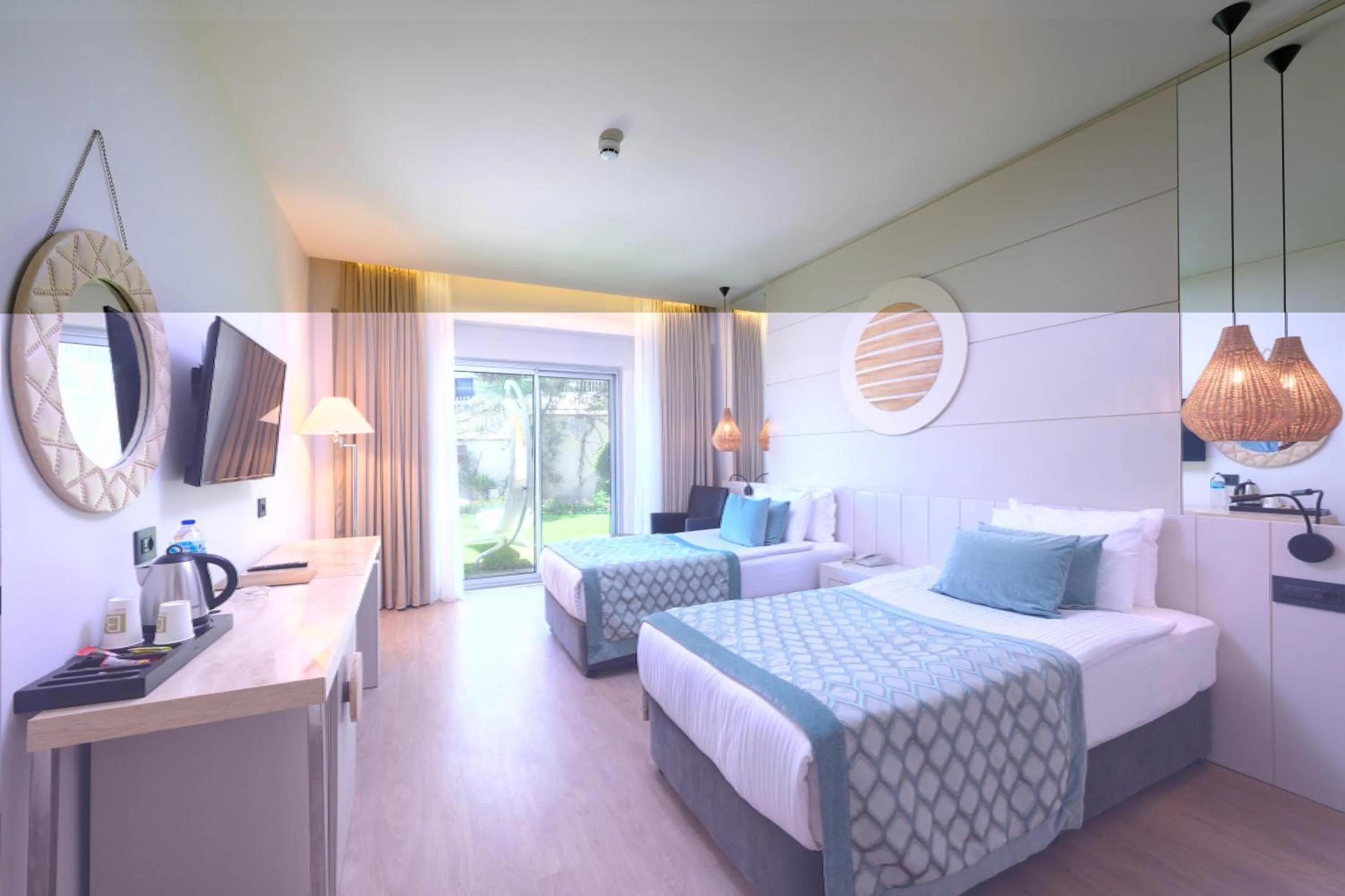 Bedroom, Bed in Baia Bodrum Hotel