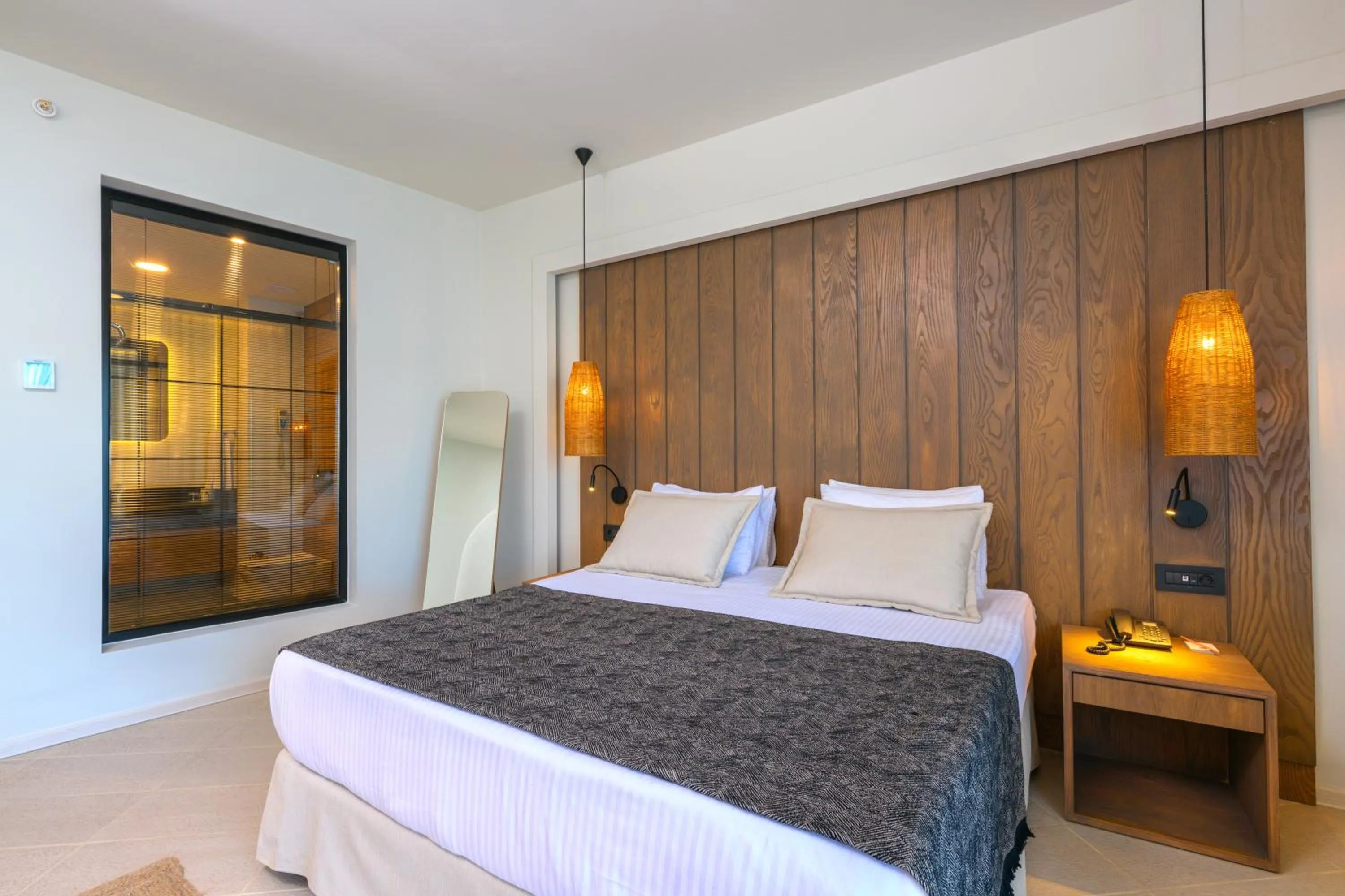 Bedroom, Bed in Baia Bodrum Hotel