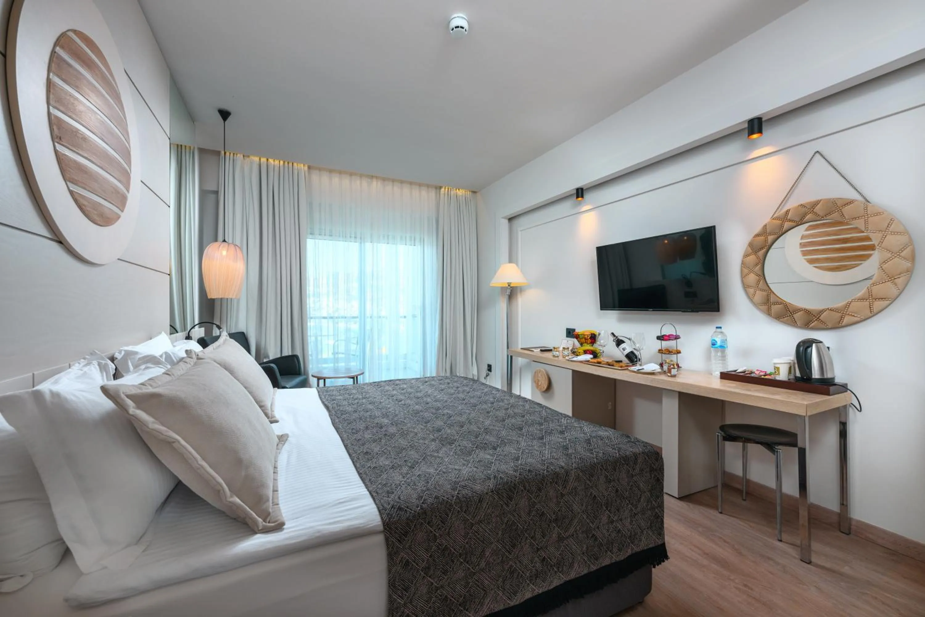 Bed in Baia Bodrum Hotel