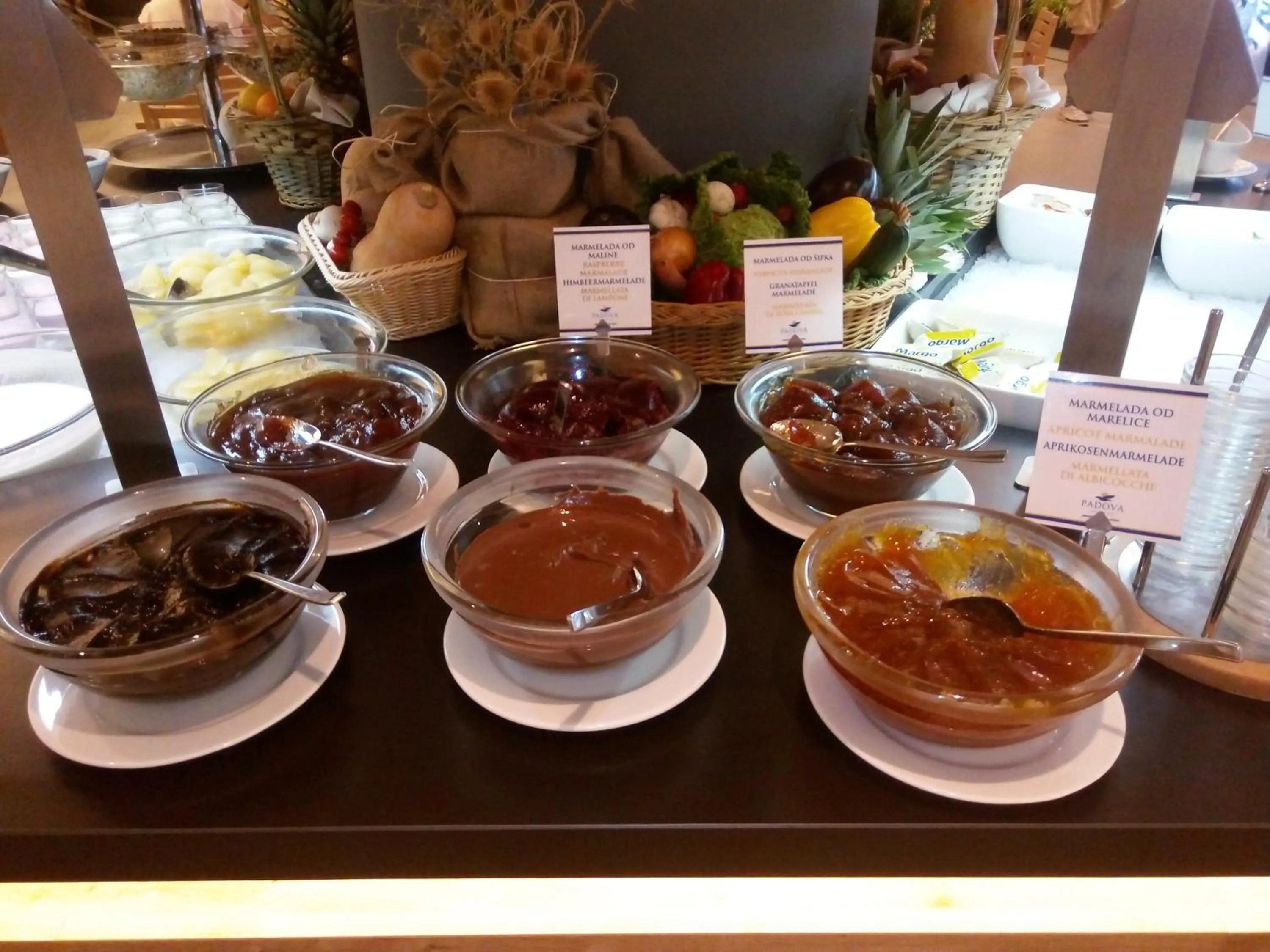 Buffet breakfast in Villas Arbia - Margita Deluxe Beach Hotel