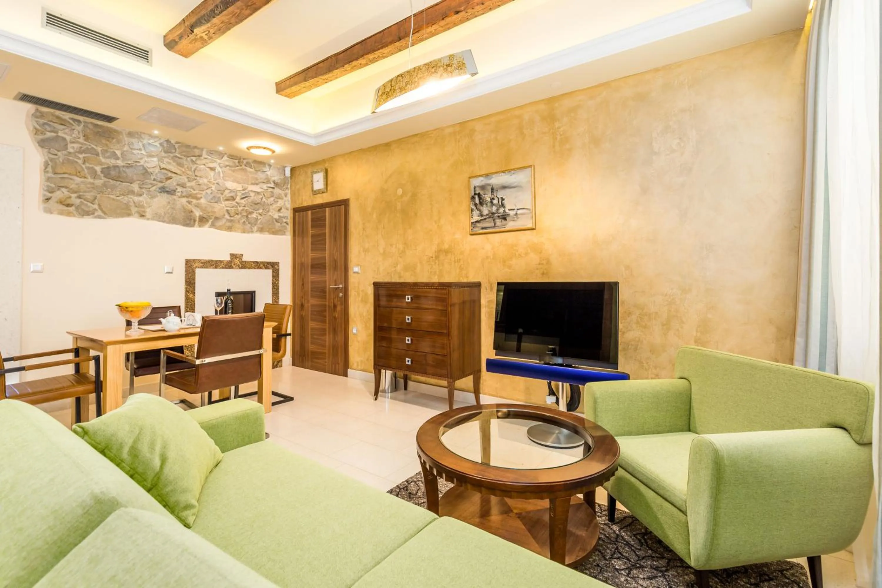 Kitchen or kitchenette in Villas Arbia - Margita Deluxe Beach Hotel