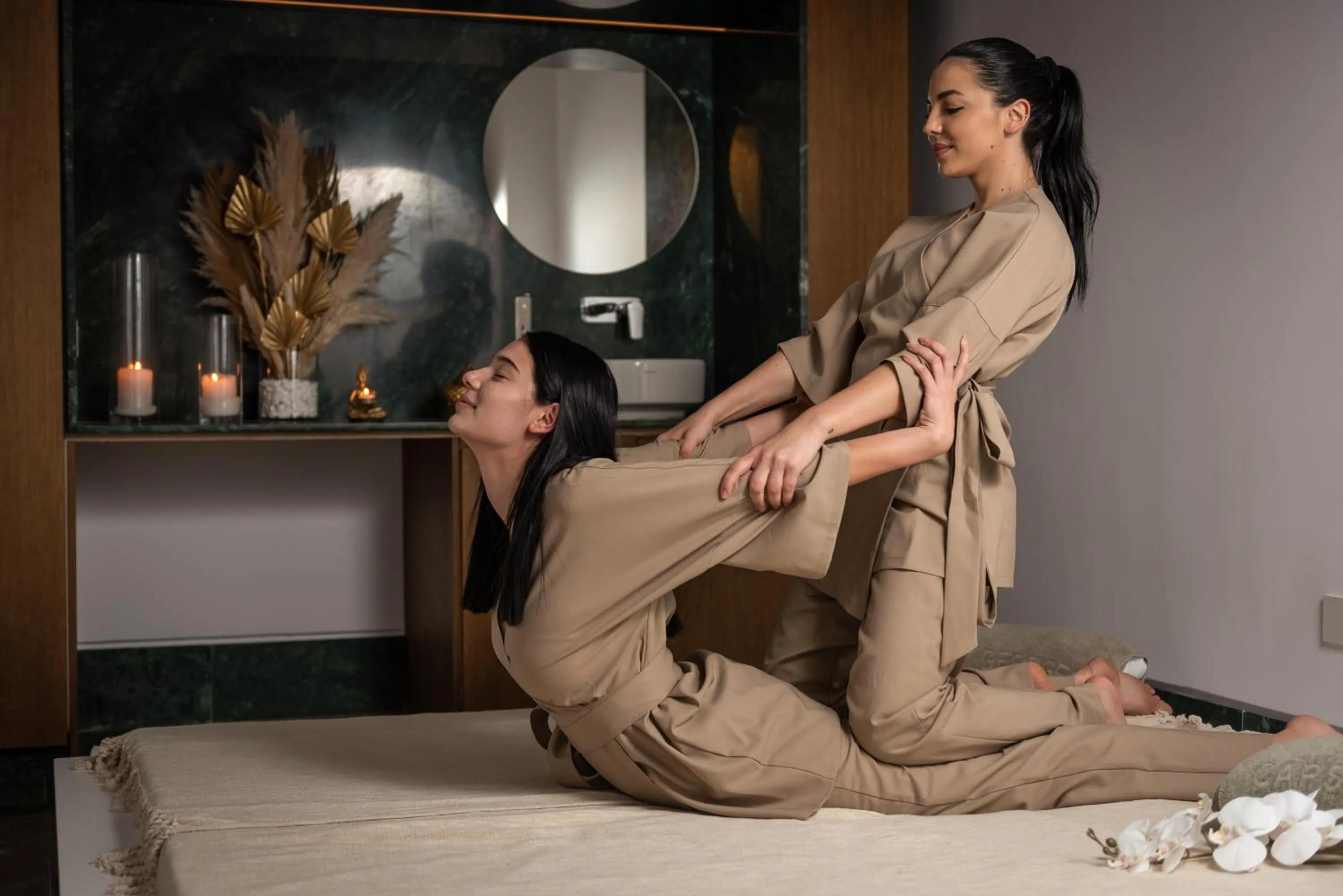 People in Cap St Georges Villas