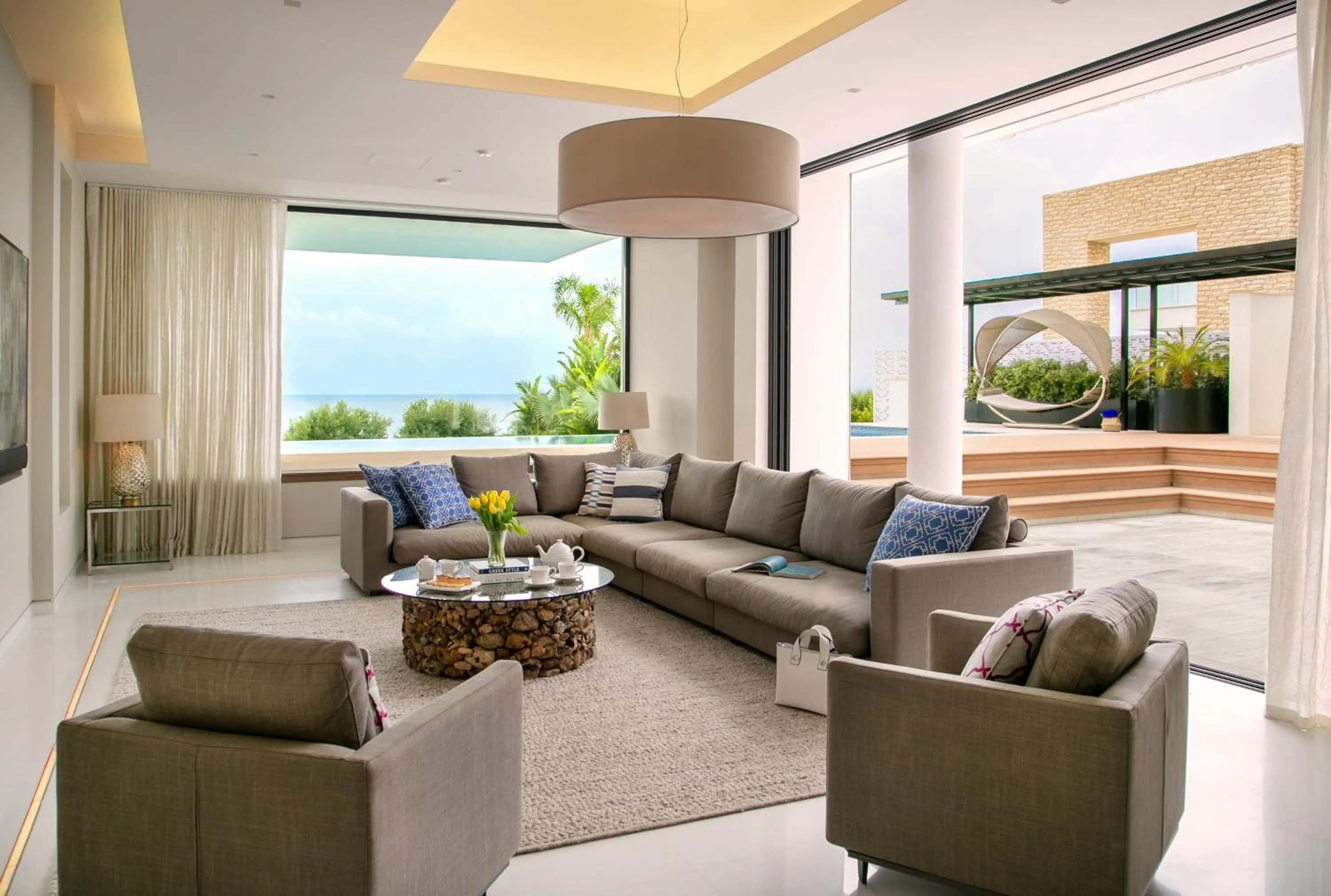 Natural landscape in Cap St Georges Villas