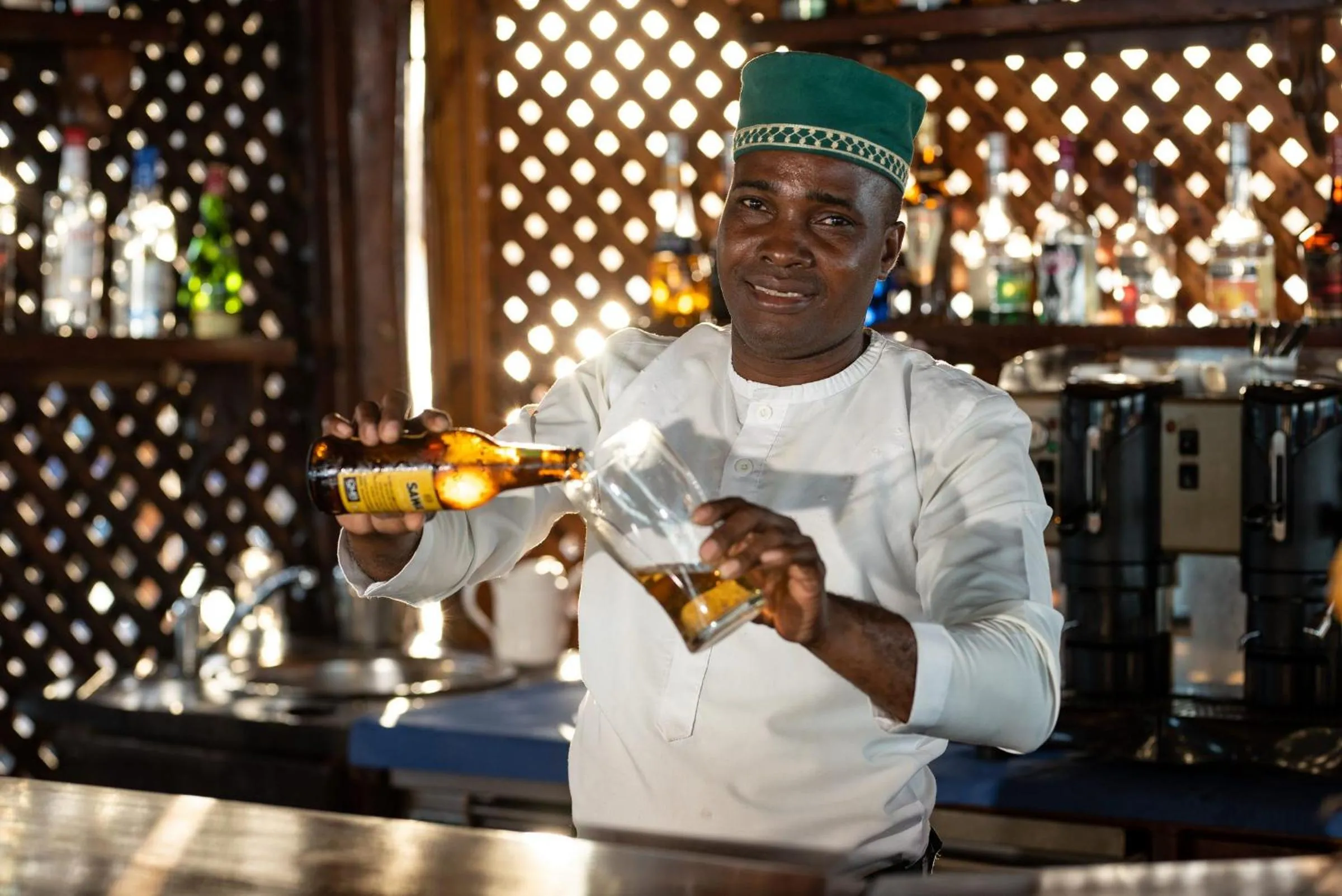 Alcoholic drinks in Hotel Club Dongwe