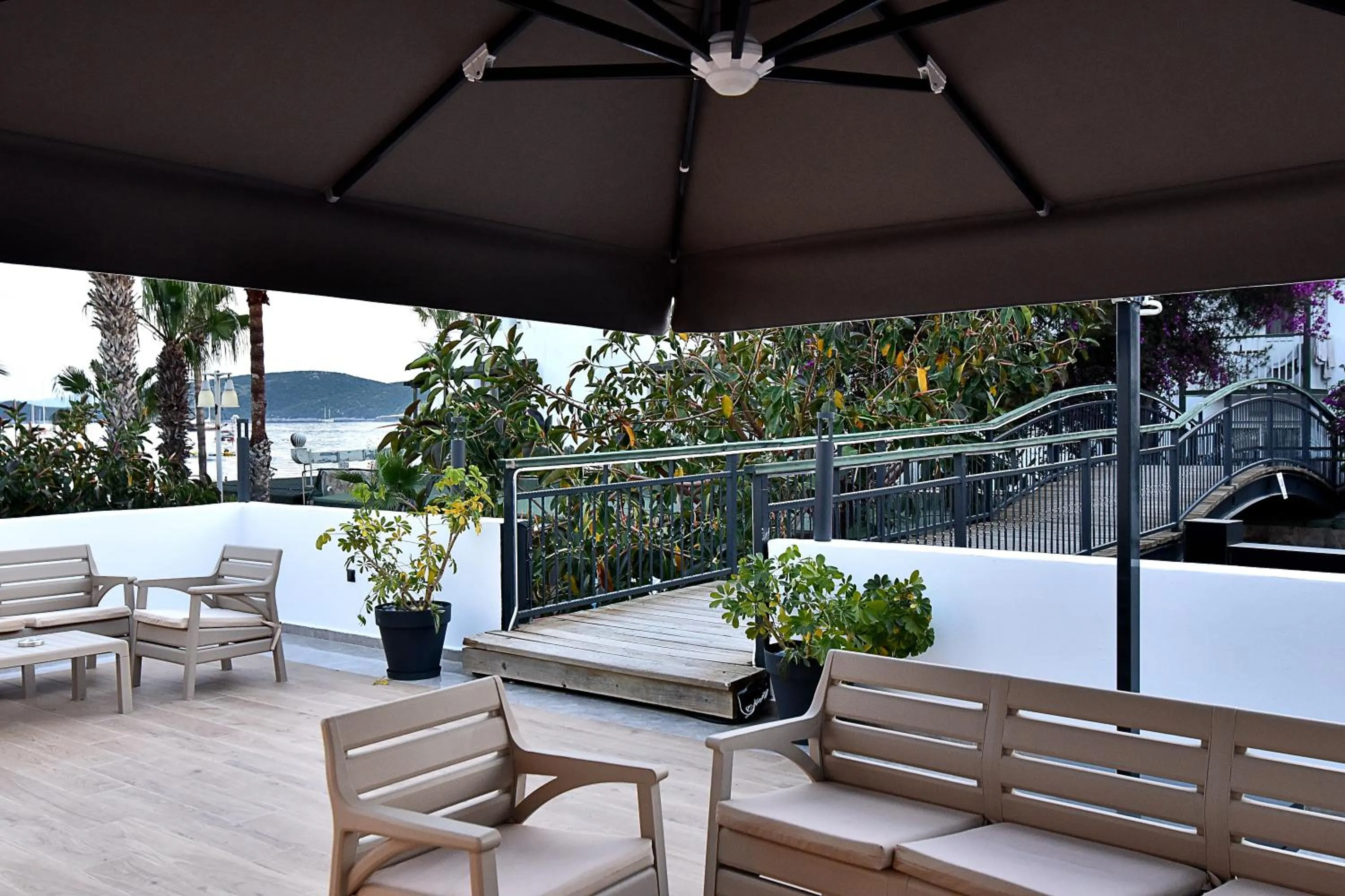 Balcony/Terrace in Parkim Ayaz Hotel