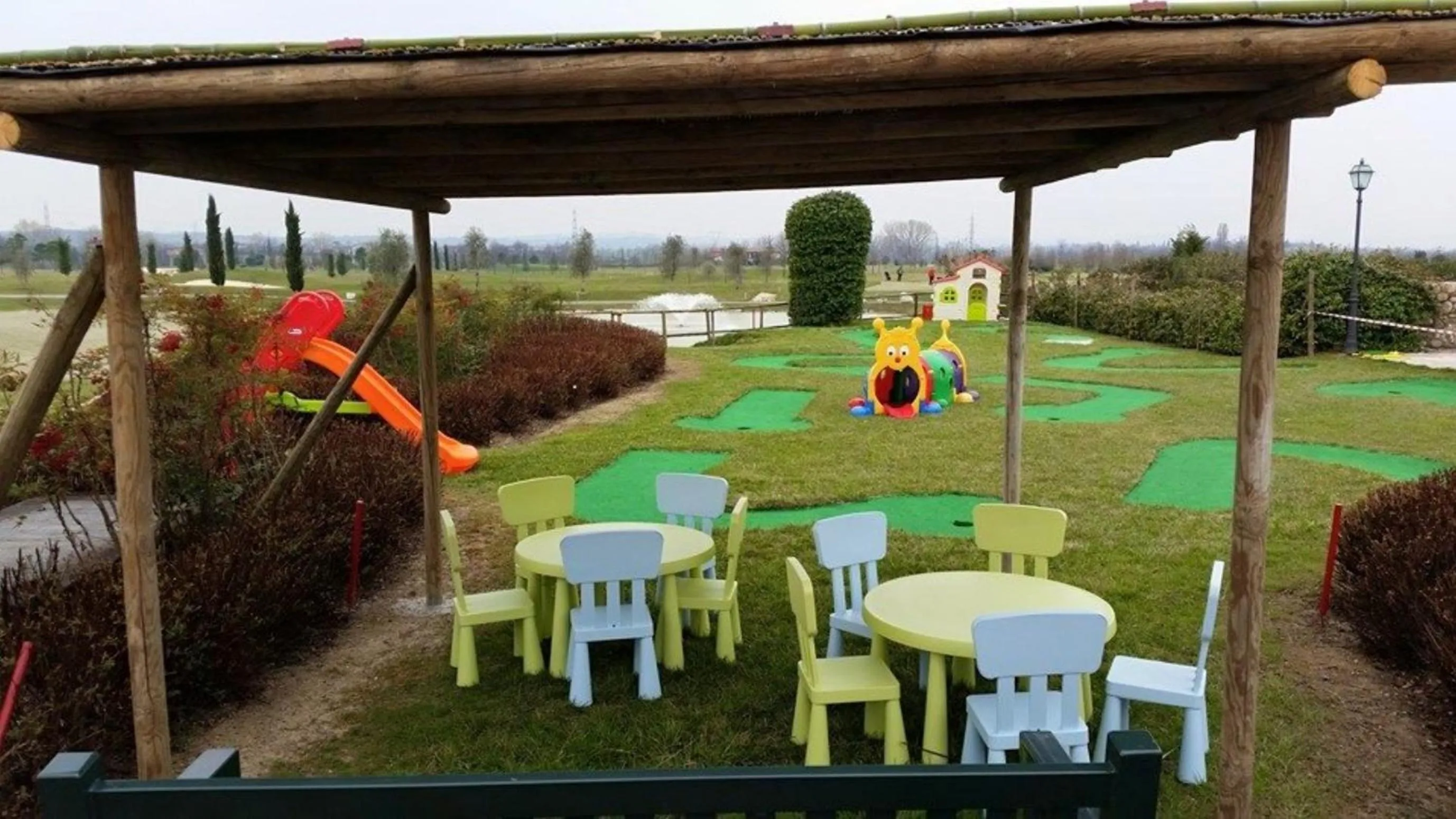 Children play ground in Garda Hotel San Vigilio Golf