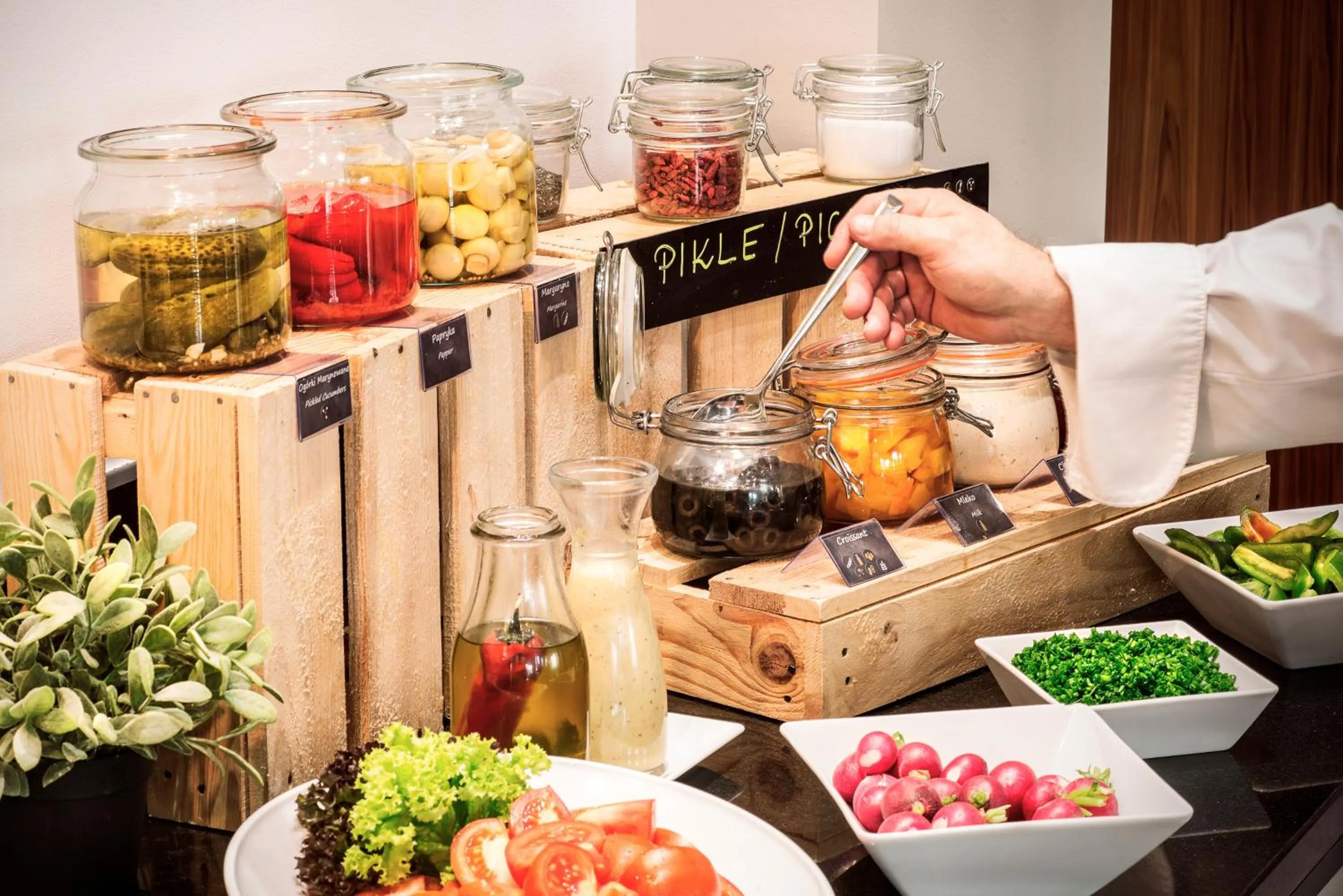 Food close-up in Mercure Warszawa Airport