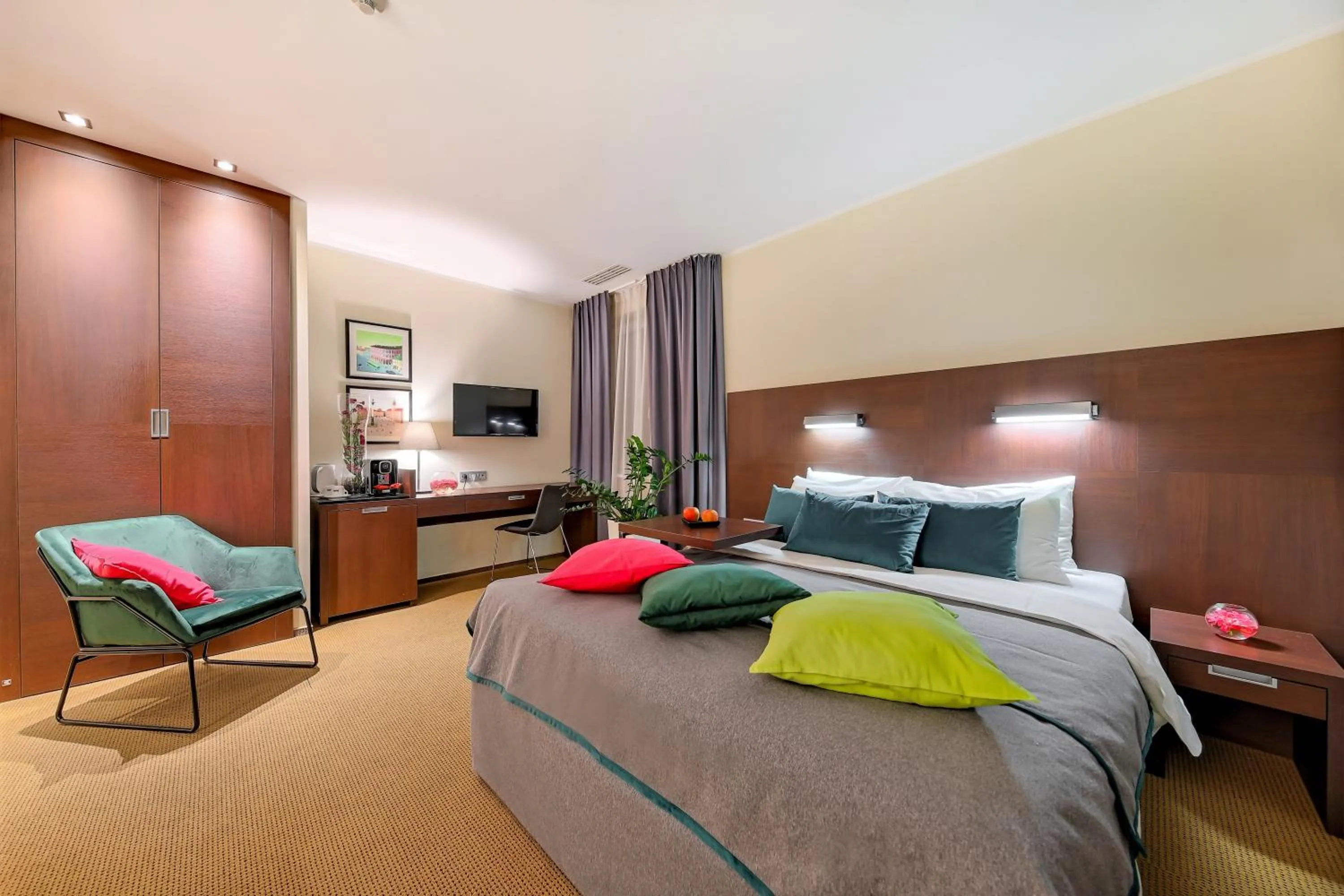 Bed in Mercure Warszawa Airport