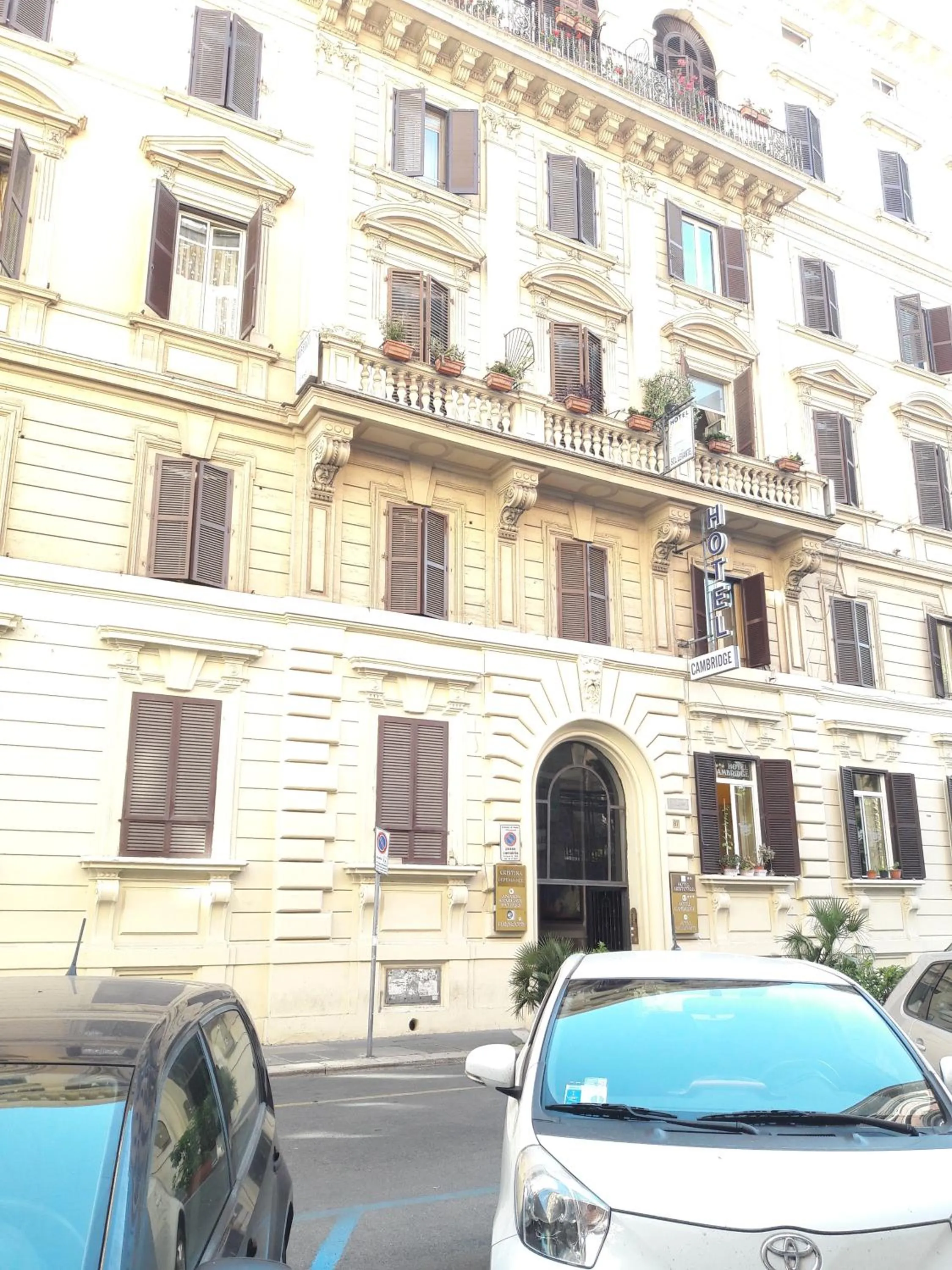 Facade/entrance in Hotel Aristotele