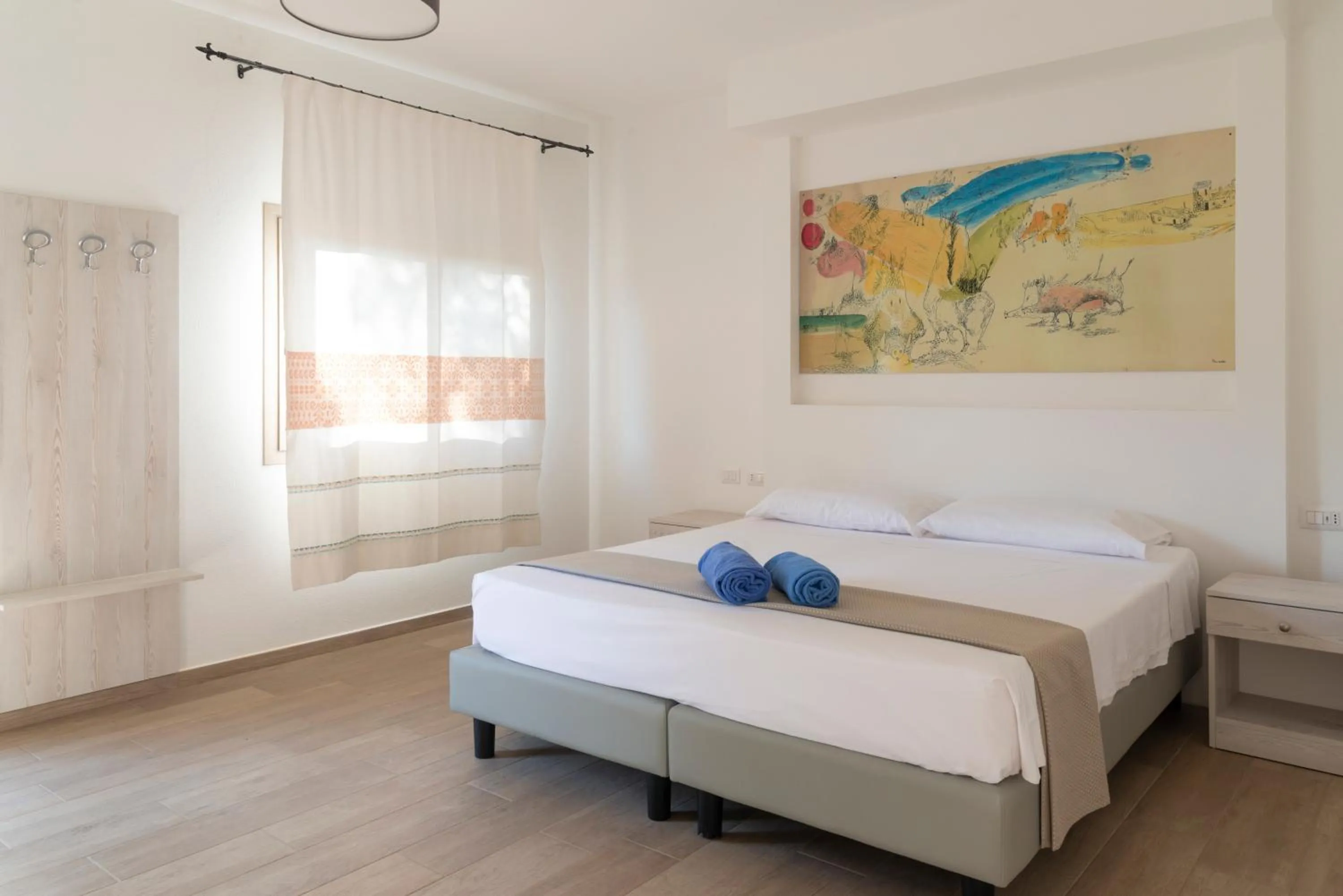 Bed in Hotel Villa Cedrino