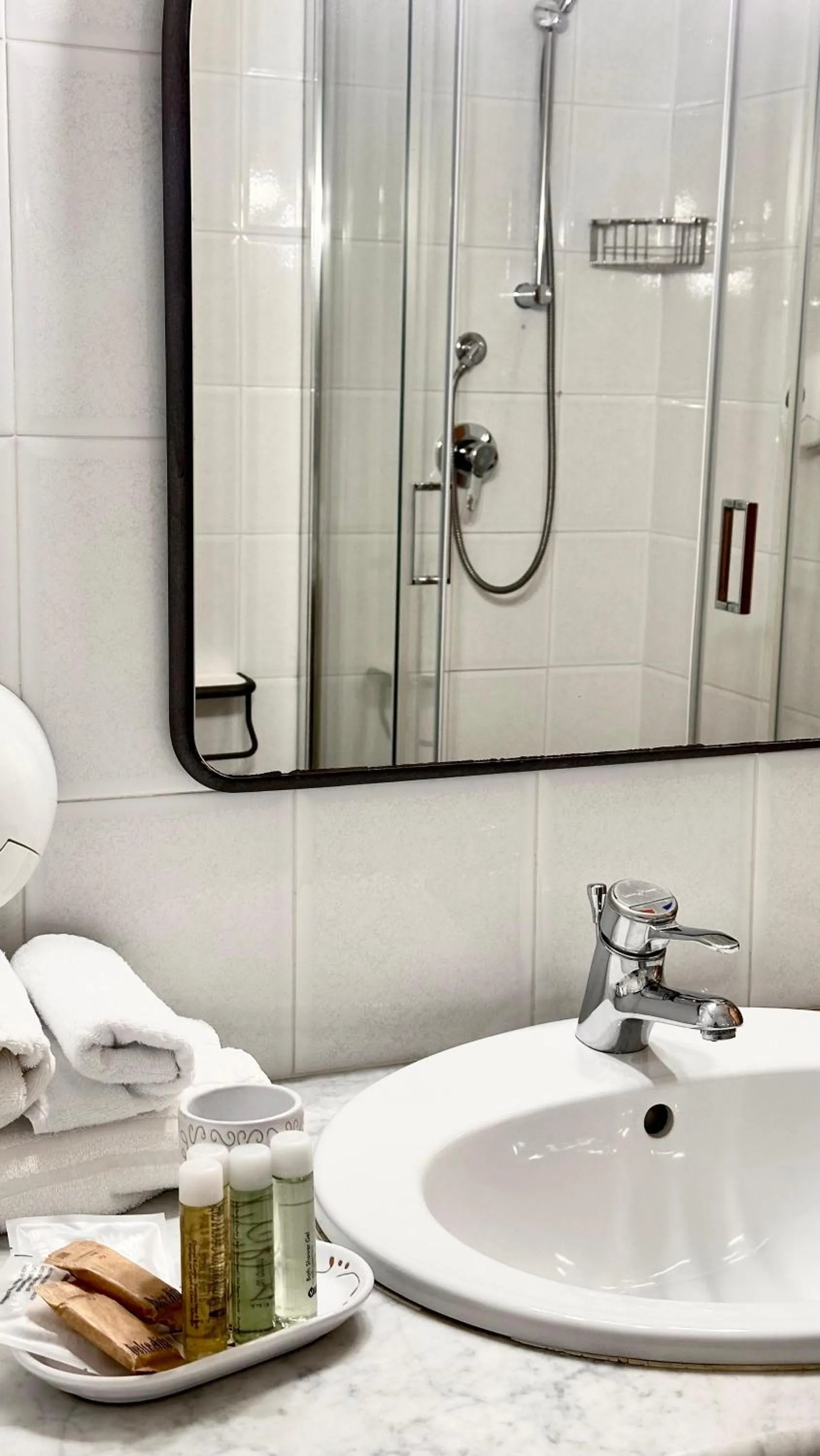 Shower in Hotel Villa Cedrino