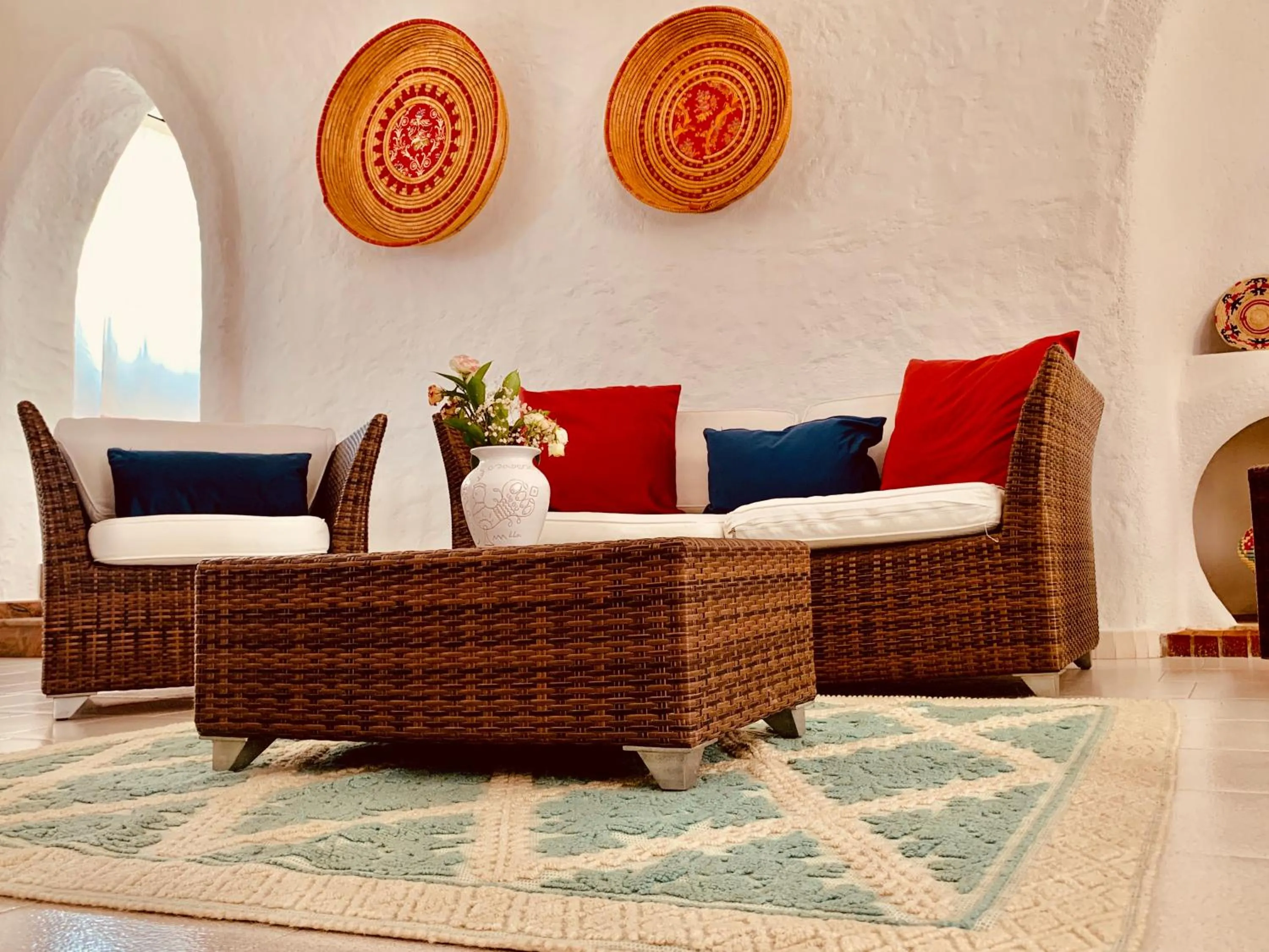 Patio in Hotel Villa Cedrino