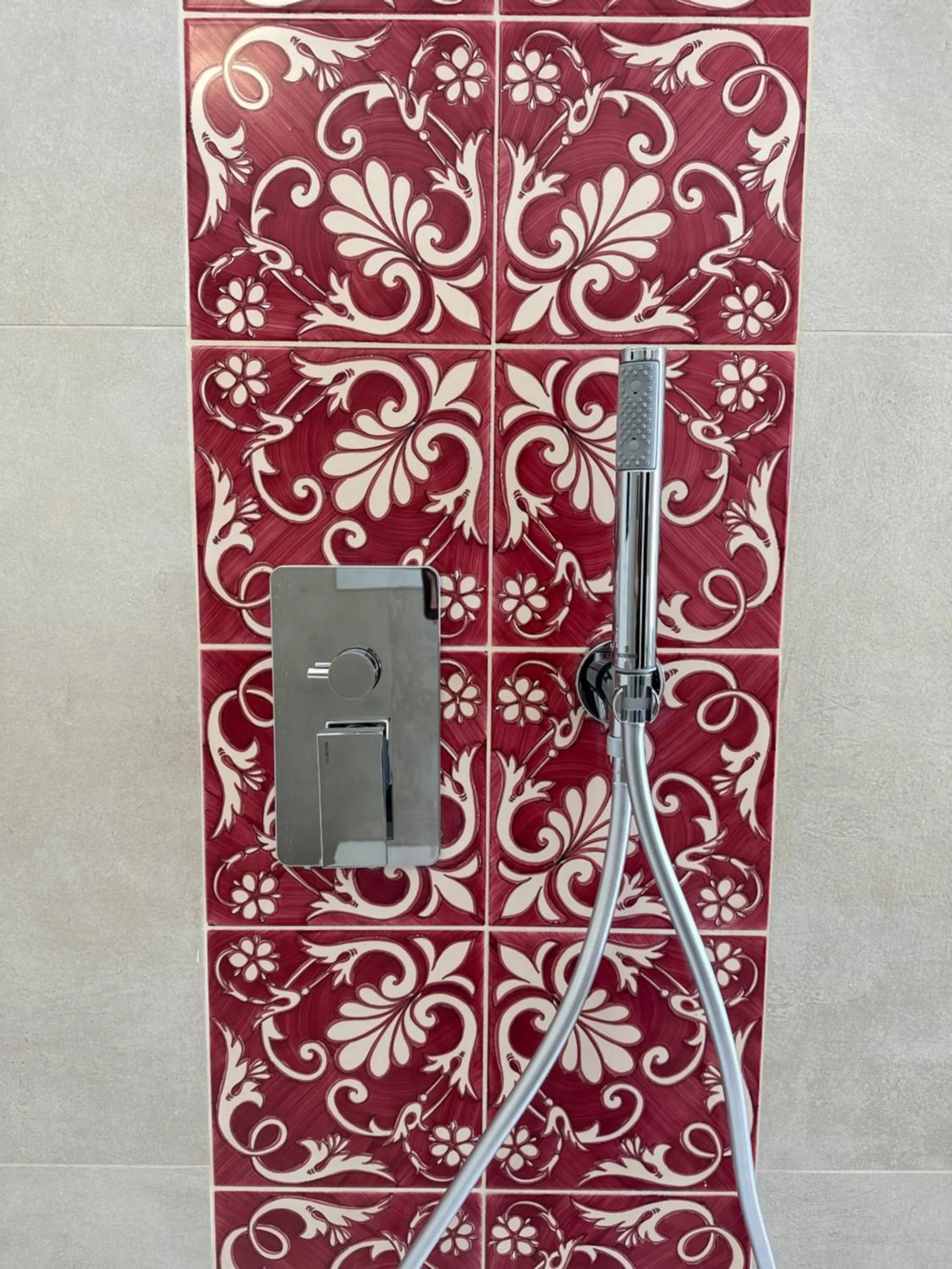 Shower in Hotel Villa Cedrino